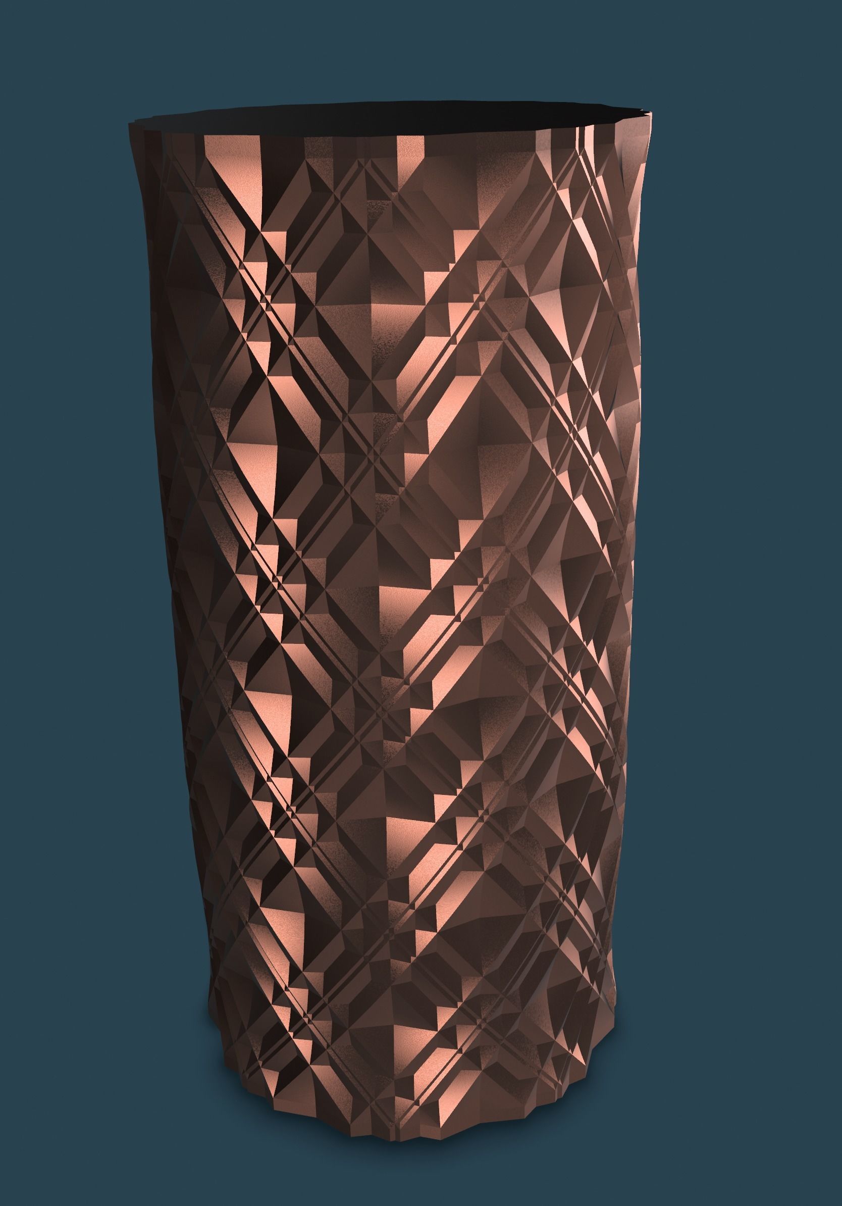 Vase Diamant V1 3D print model_6