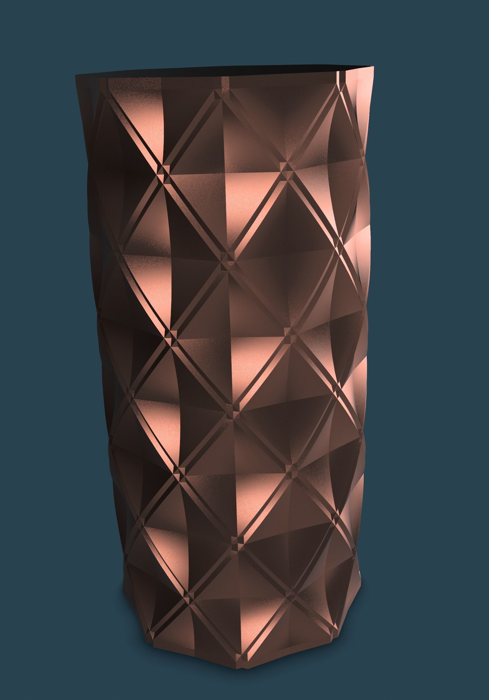 Vase Diamant V1 3D print model_2