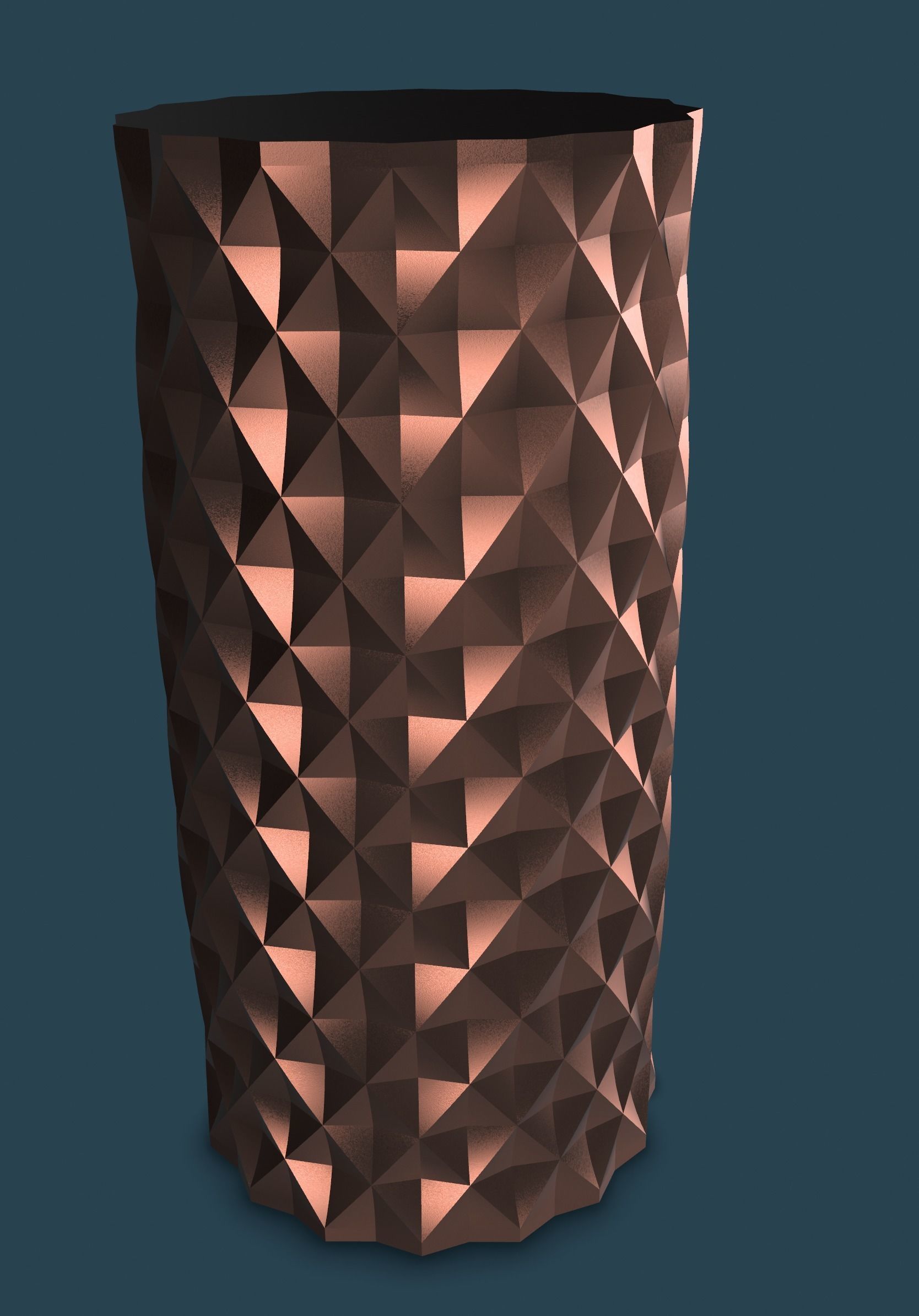 Vase Diamant V1 3D print model_7