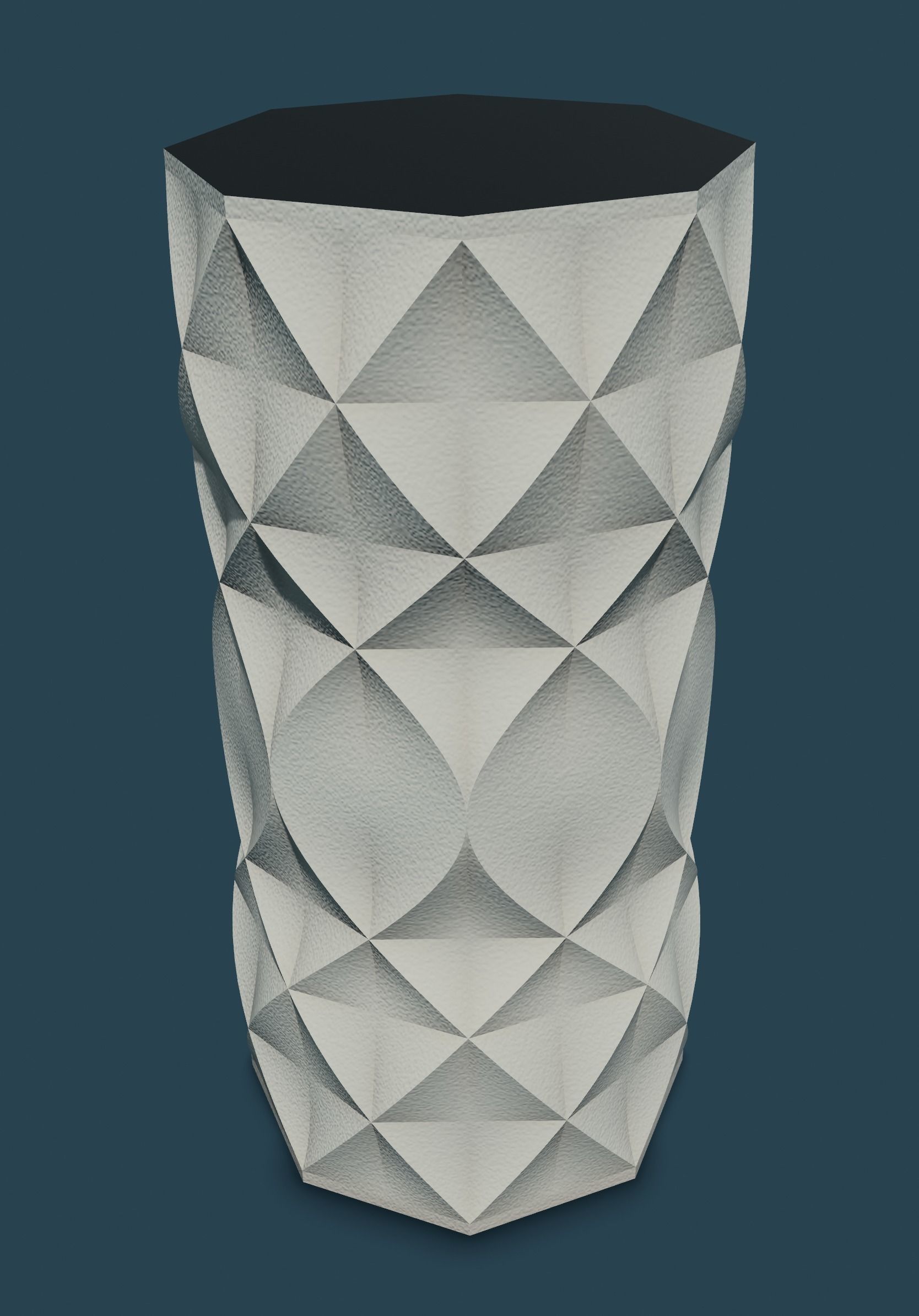 Vase Diamant V1 3D print model_9