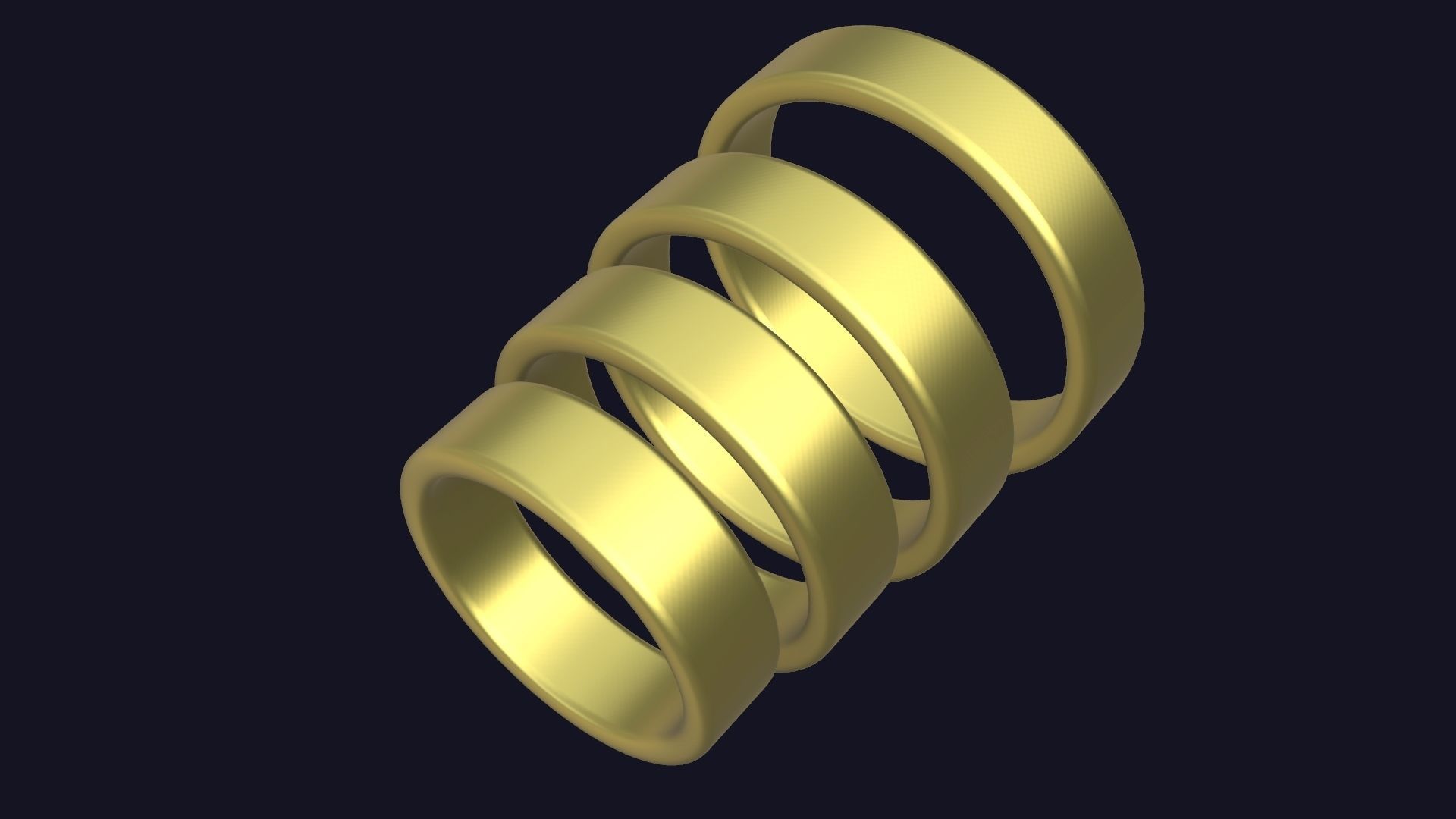 16 wedding ring 1199 stl verified 3D print model_3