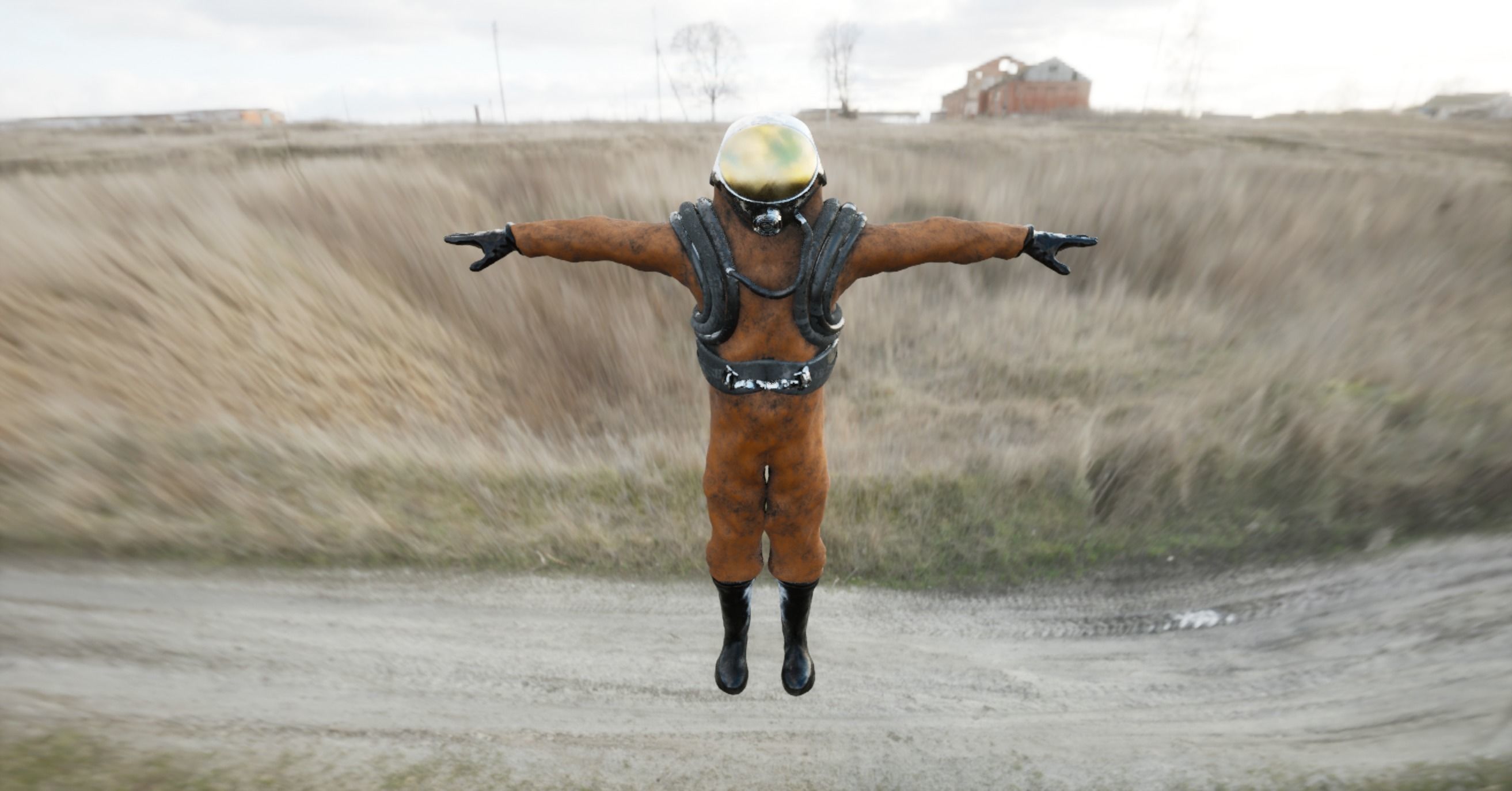 Spacesuit Rigged 3D model_18