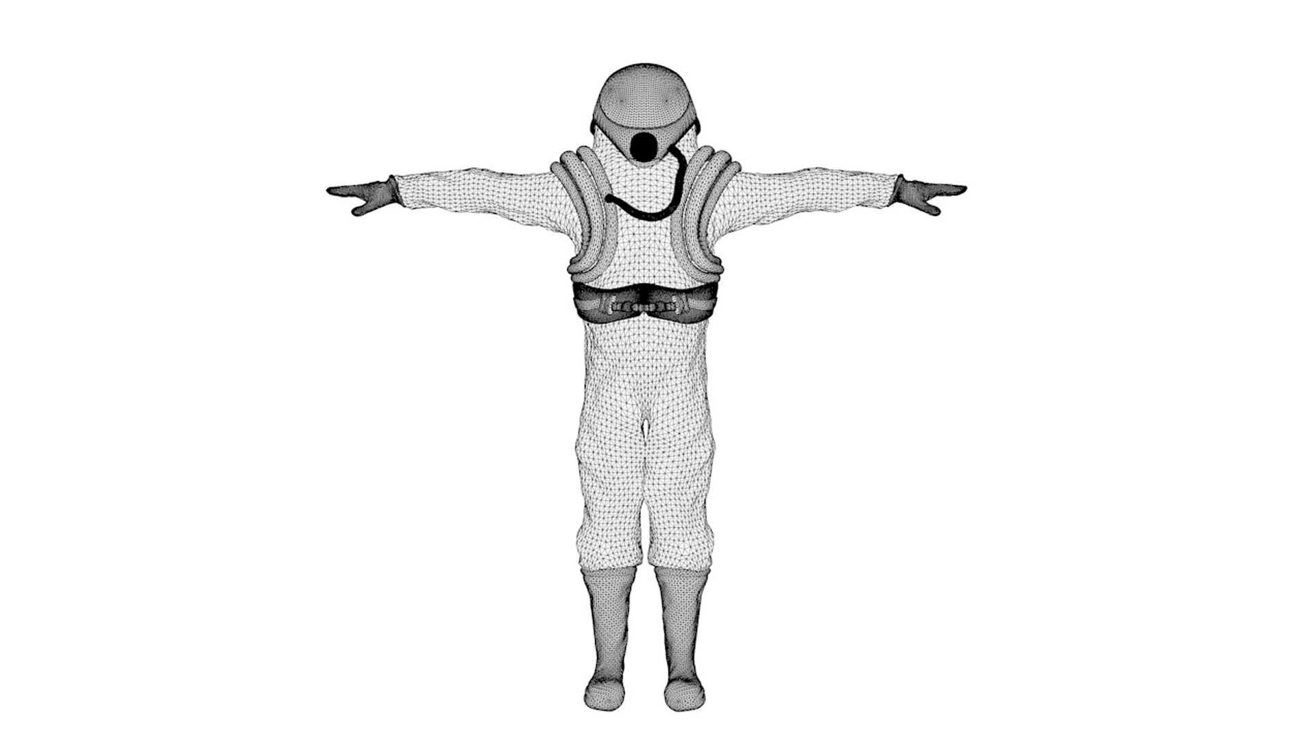 Spacesuit Rigged 3D model_12