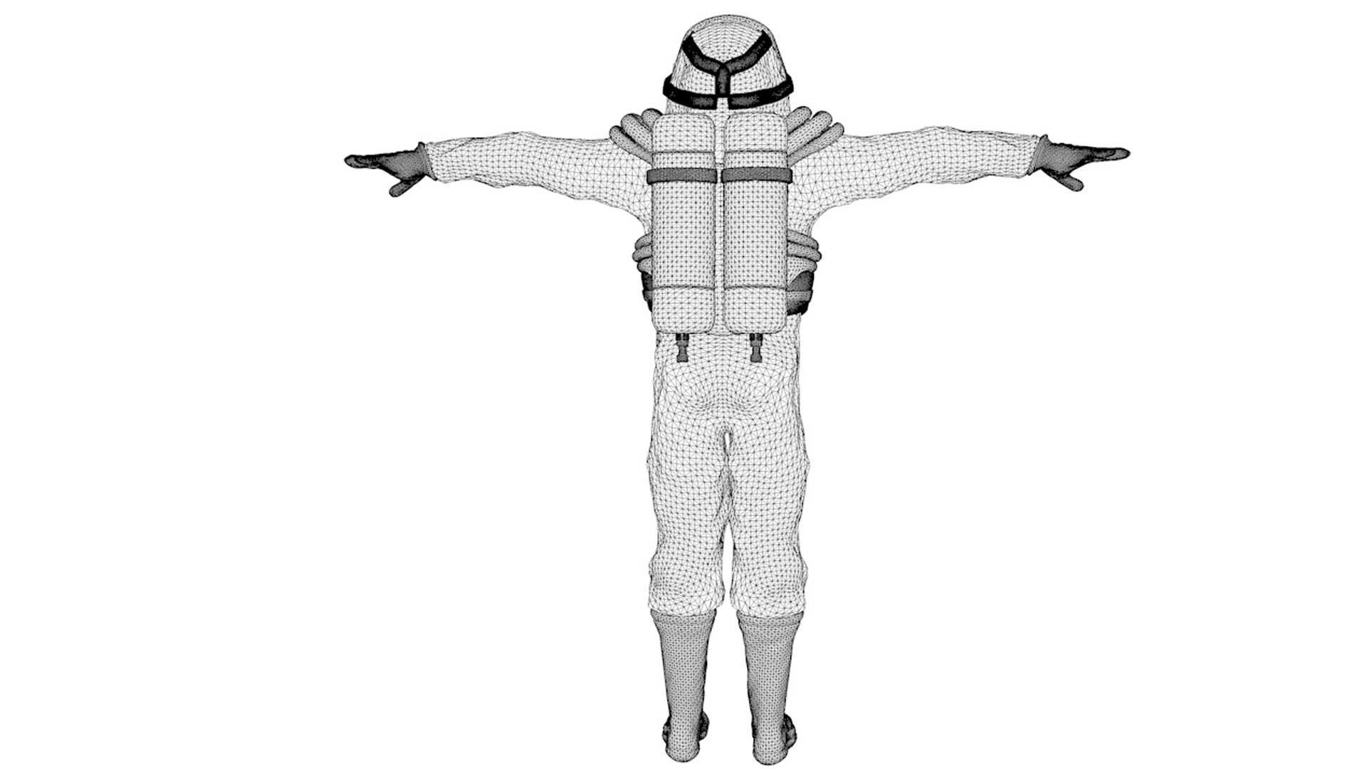 Spacesuit Rigged 3D model_14