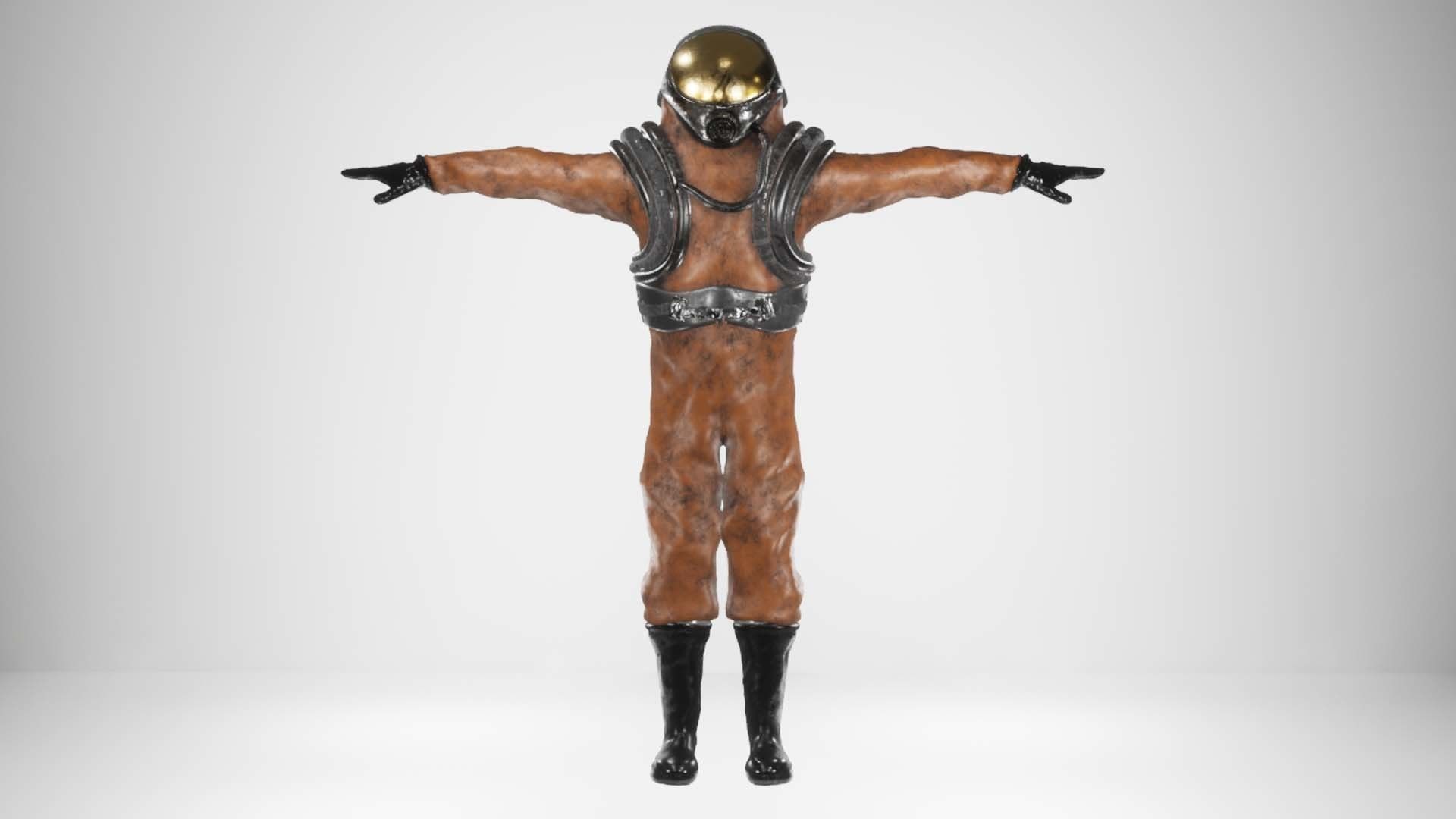 Spacesuit Rigged 3D model_6