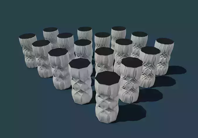 Vase  Diamant V2 3D print model