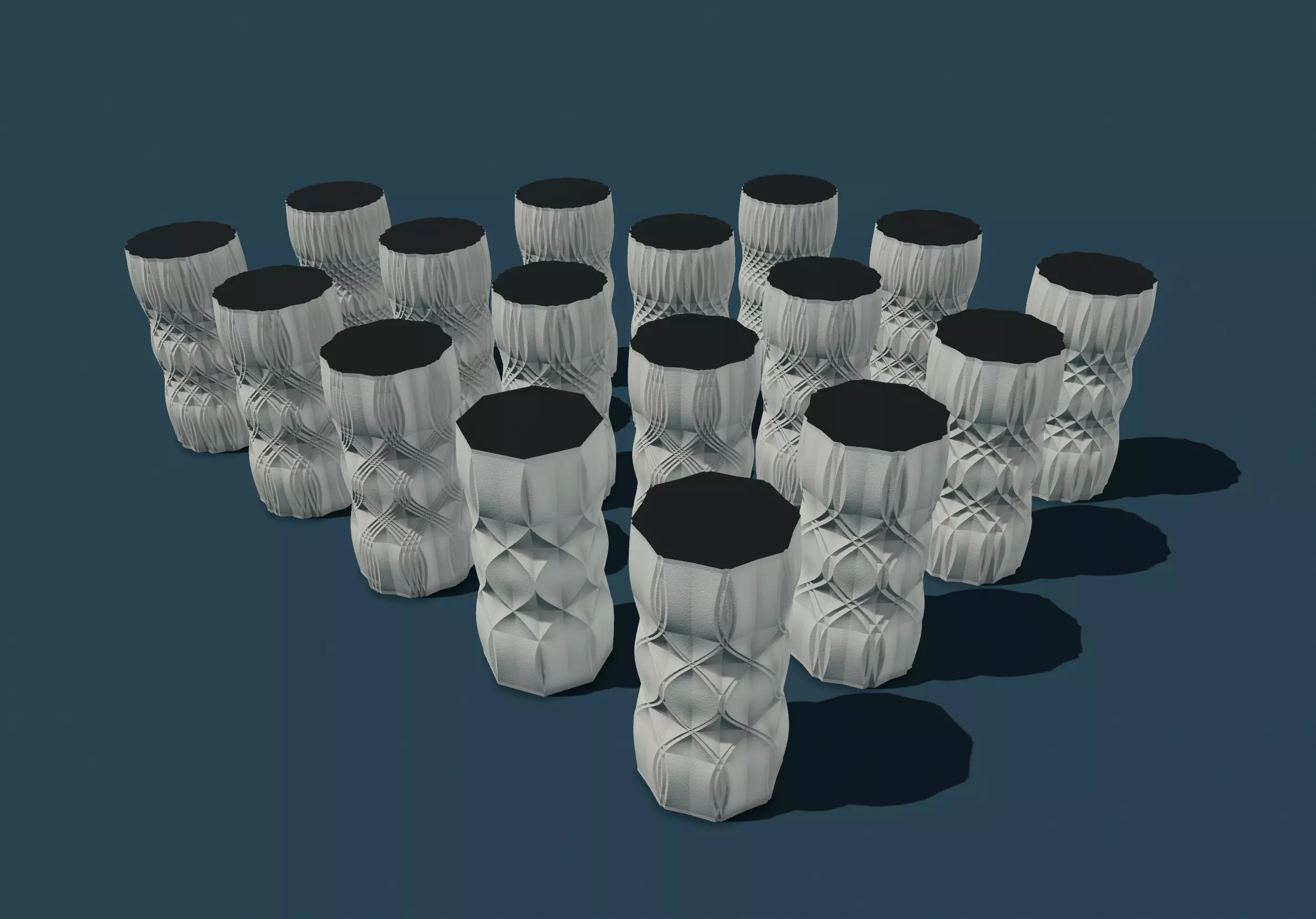 Vase  Diamant V2 3D print model_0