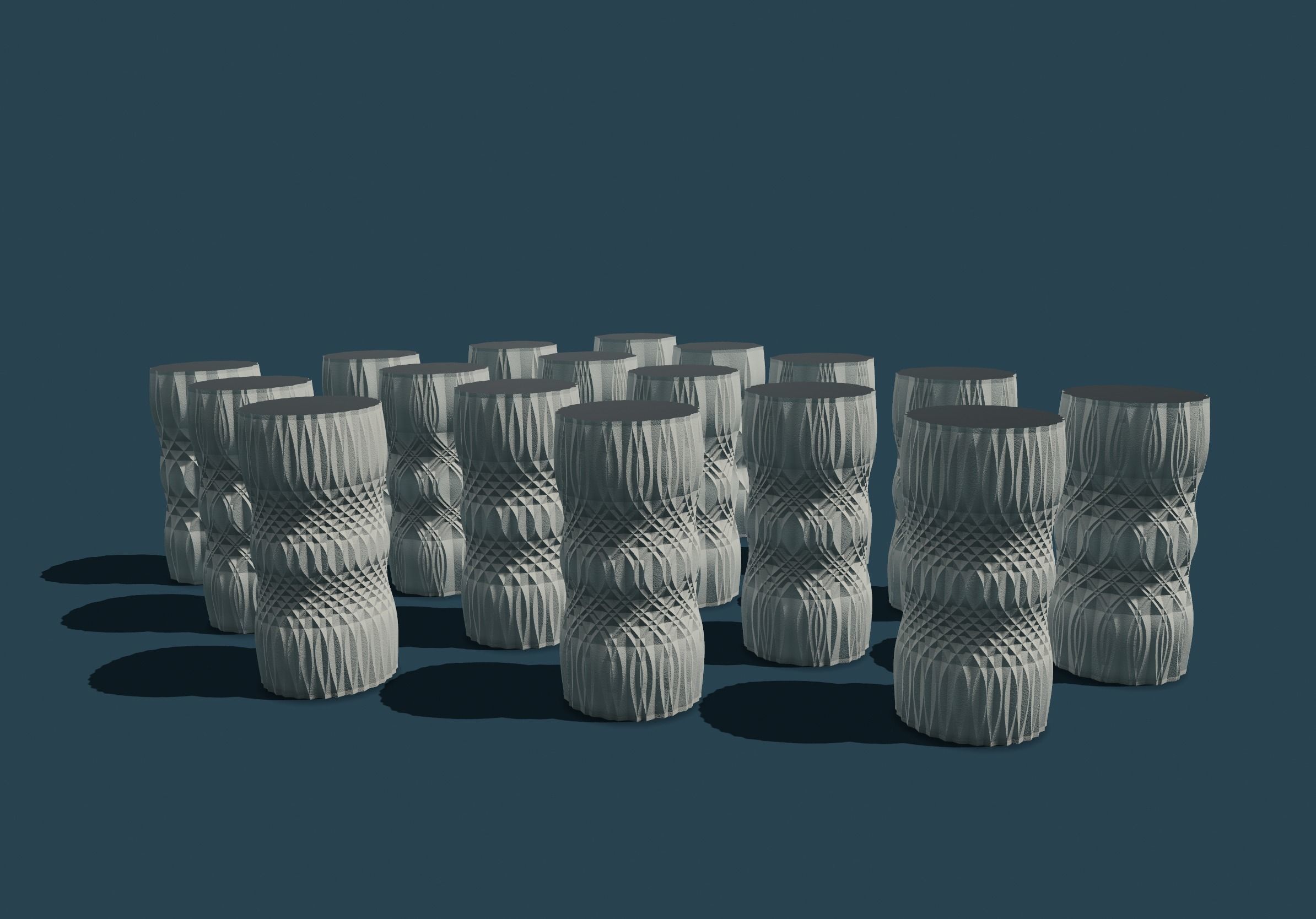 Vase  Diamant V2 3D print model_2