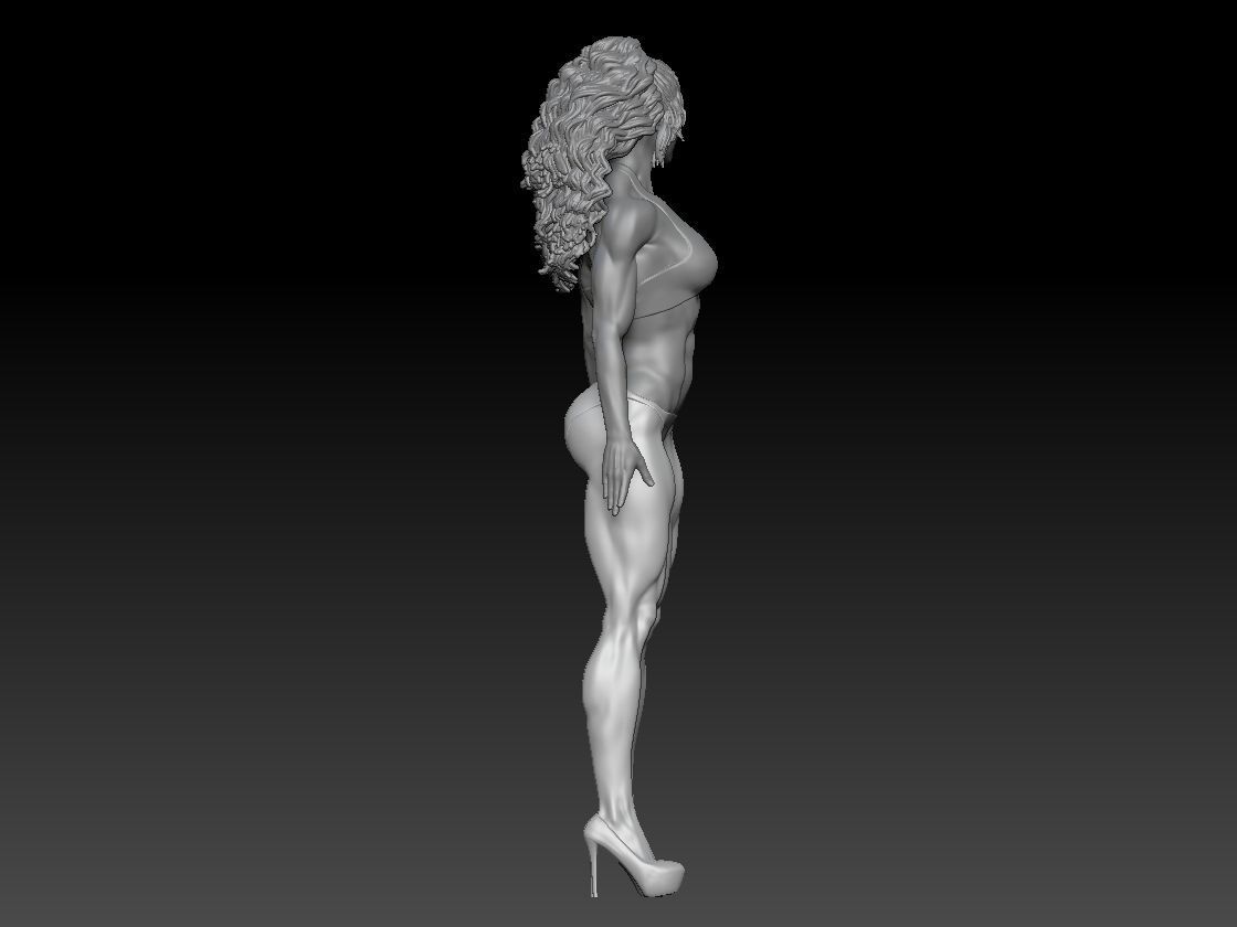BODYBUILDING WOMAN 4 3D print model_3