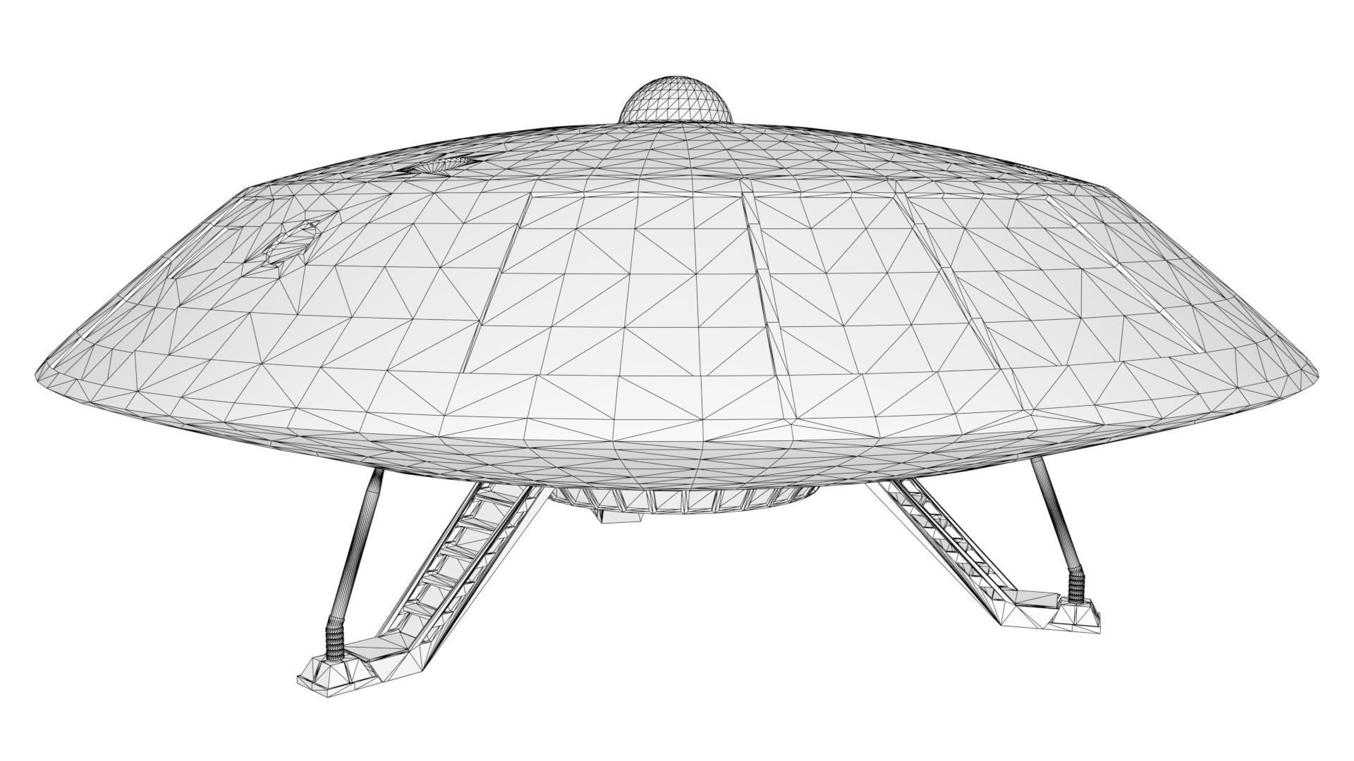 Jupiter 2 spaceship 3D model_1