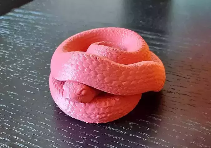 Friendly Snake - STL File 3D print model