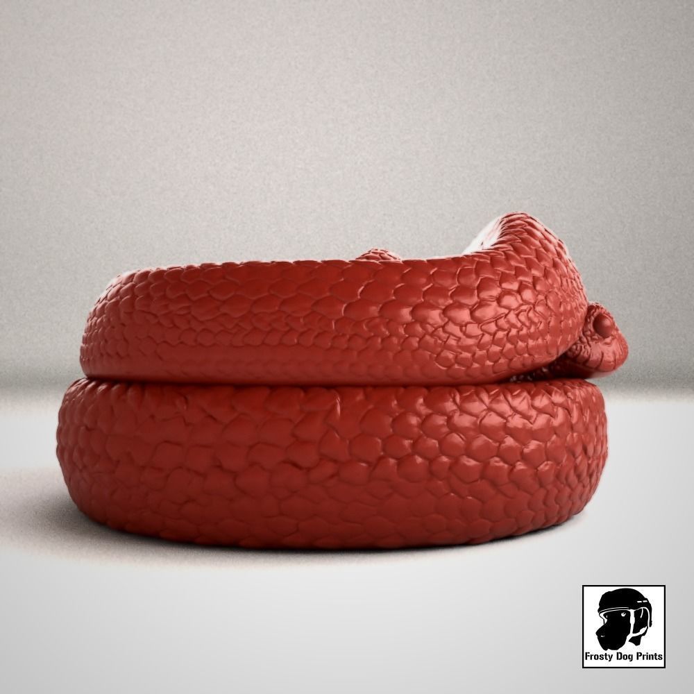 Friendly Snake - STL File 3D print model_7