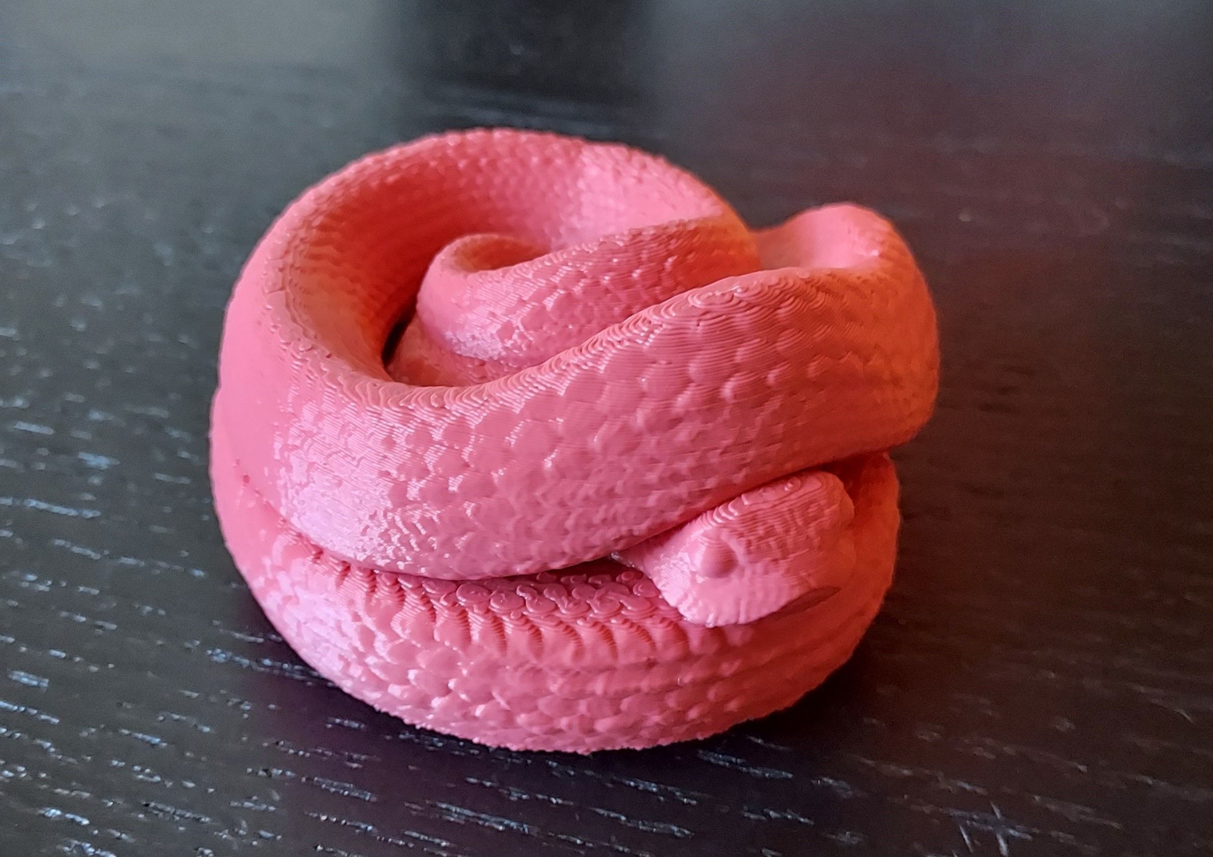 Friendly Snake - STL File 3D print model_2