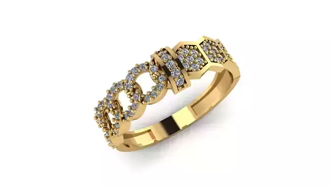 wedding Ring cocktail gemstone printable collection B 034