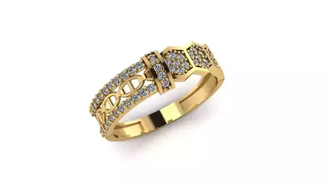 wedding Ring cocktail gemstone printable collection B 037