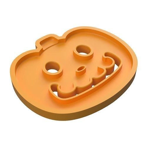 Pumpkin Animal Crossing cookie cutter 3D print model