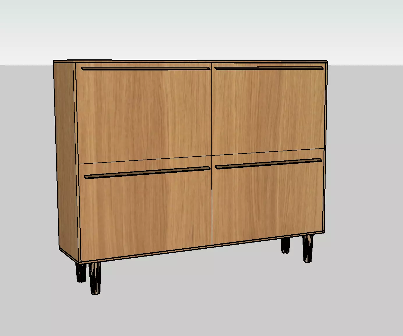 Vintage shoe-shelf Free 3D model