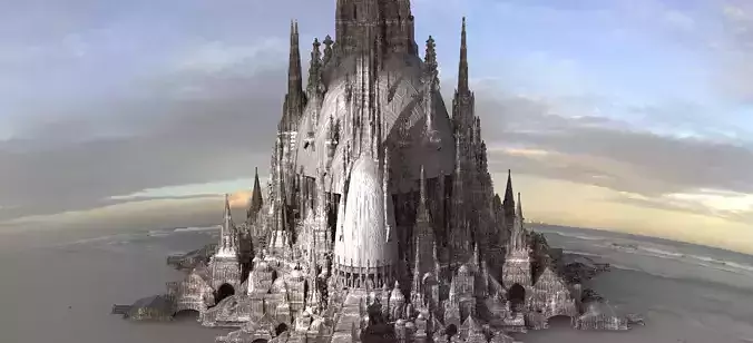 Barbarian Port City Kitbash Tower Districts  3D model