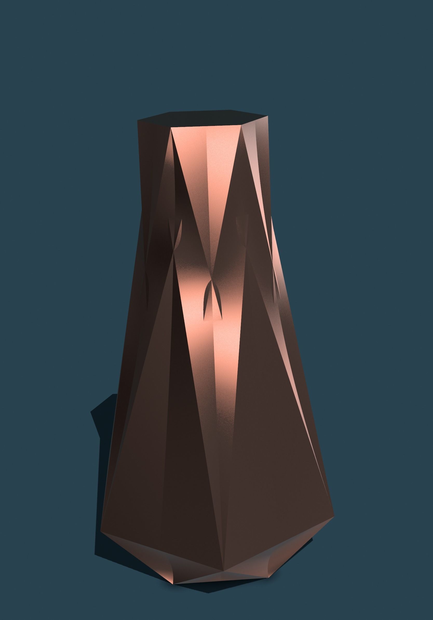 Vase Hexadiam 3D print model_16