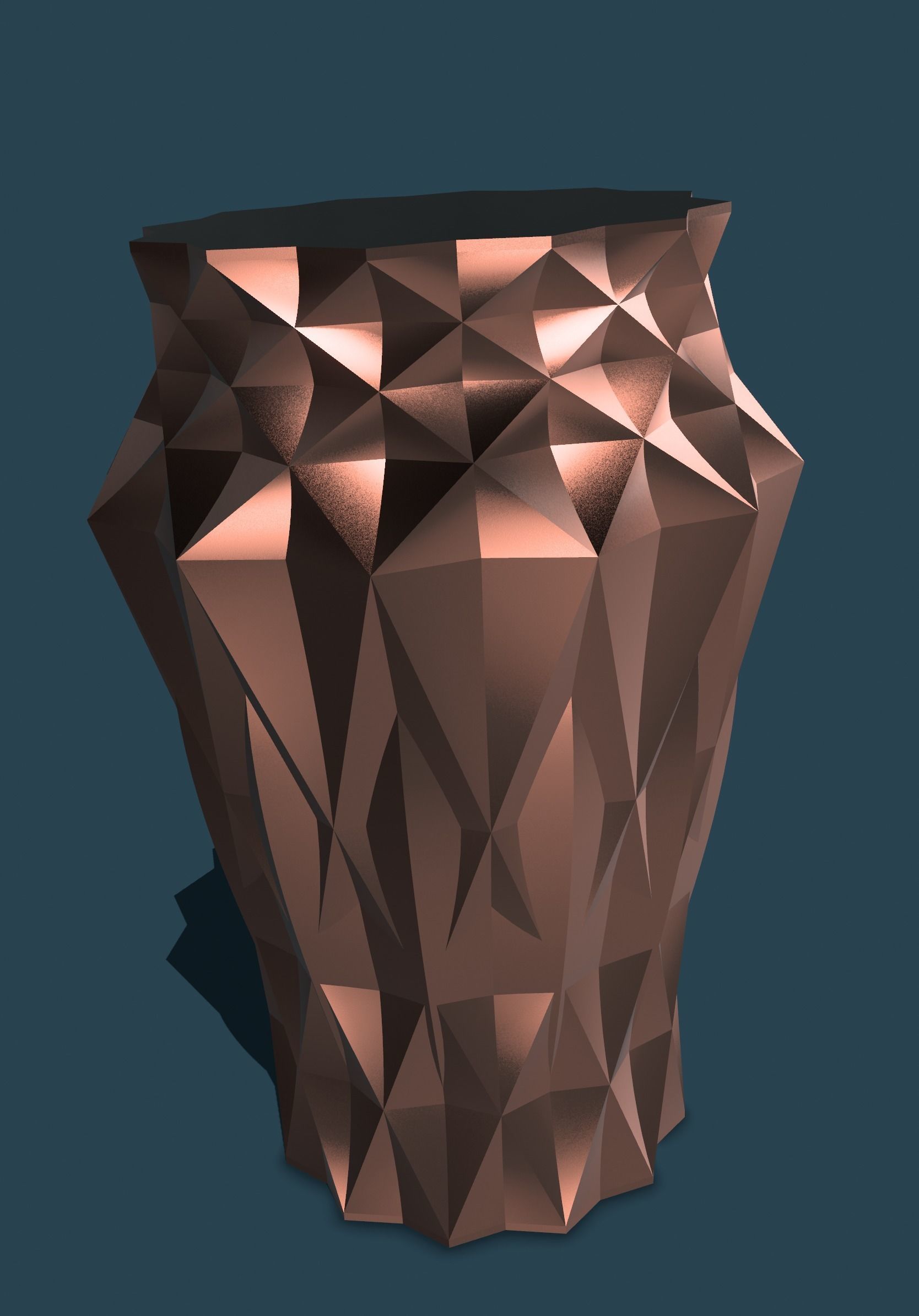 Vase Hexadiam 3D print model_11