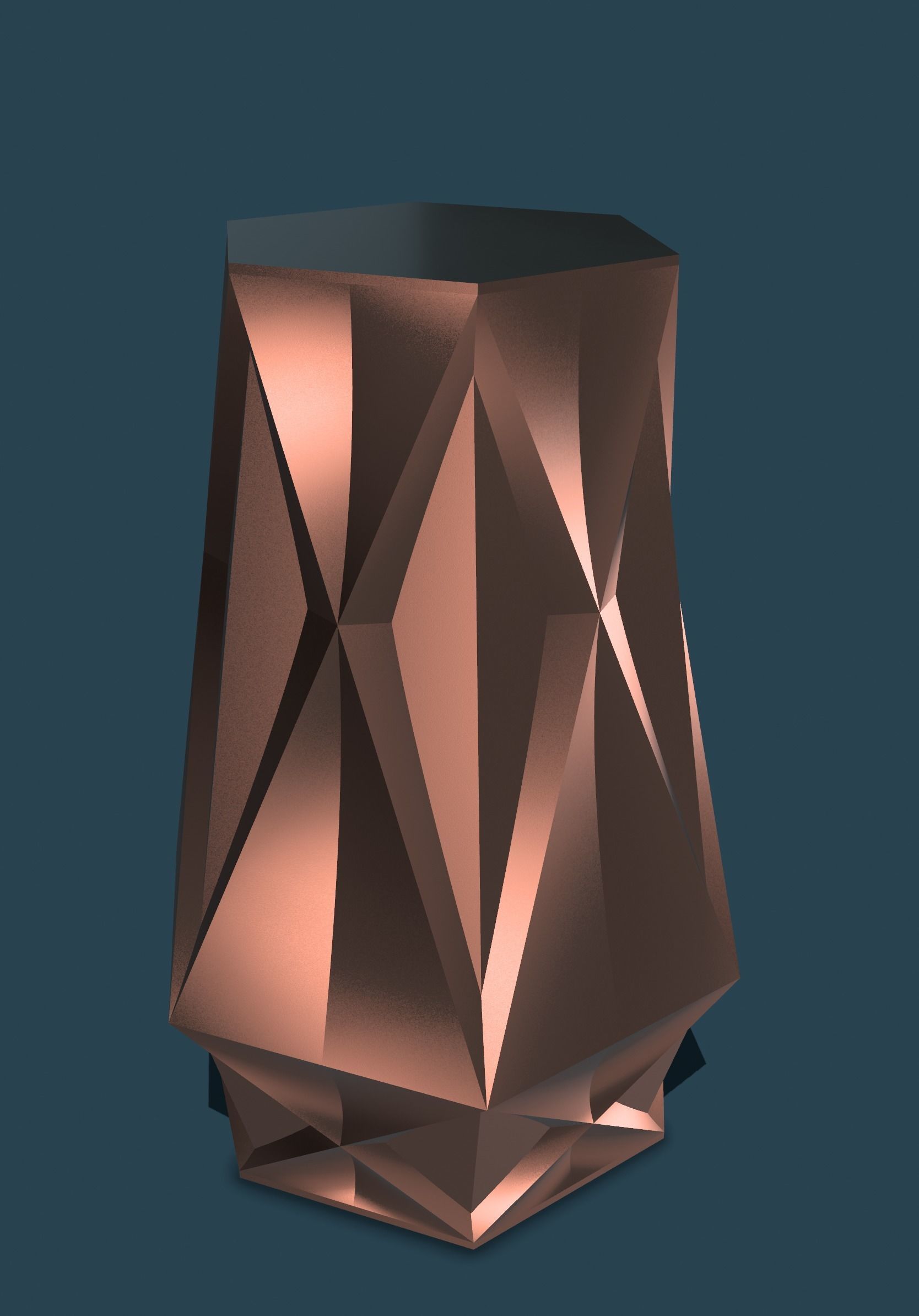 Vase Hexadiam 3D print model_2