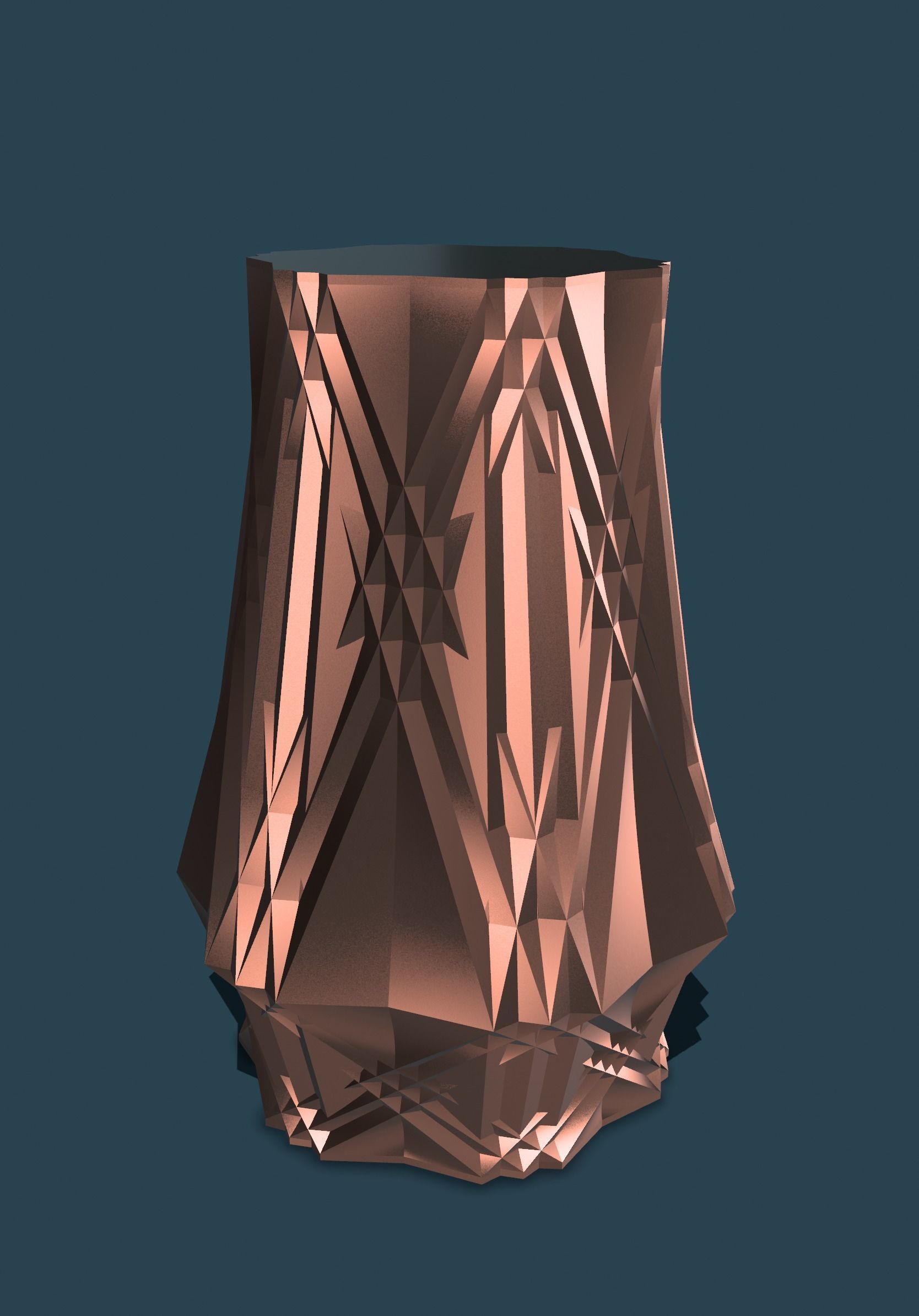 Vase Hexadiam 3D print model_6