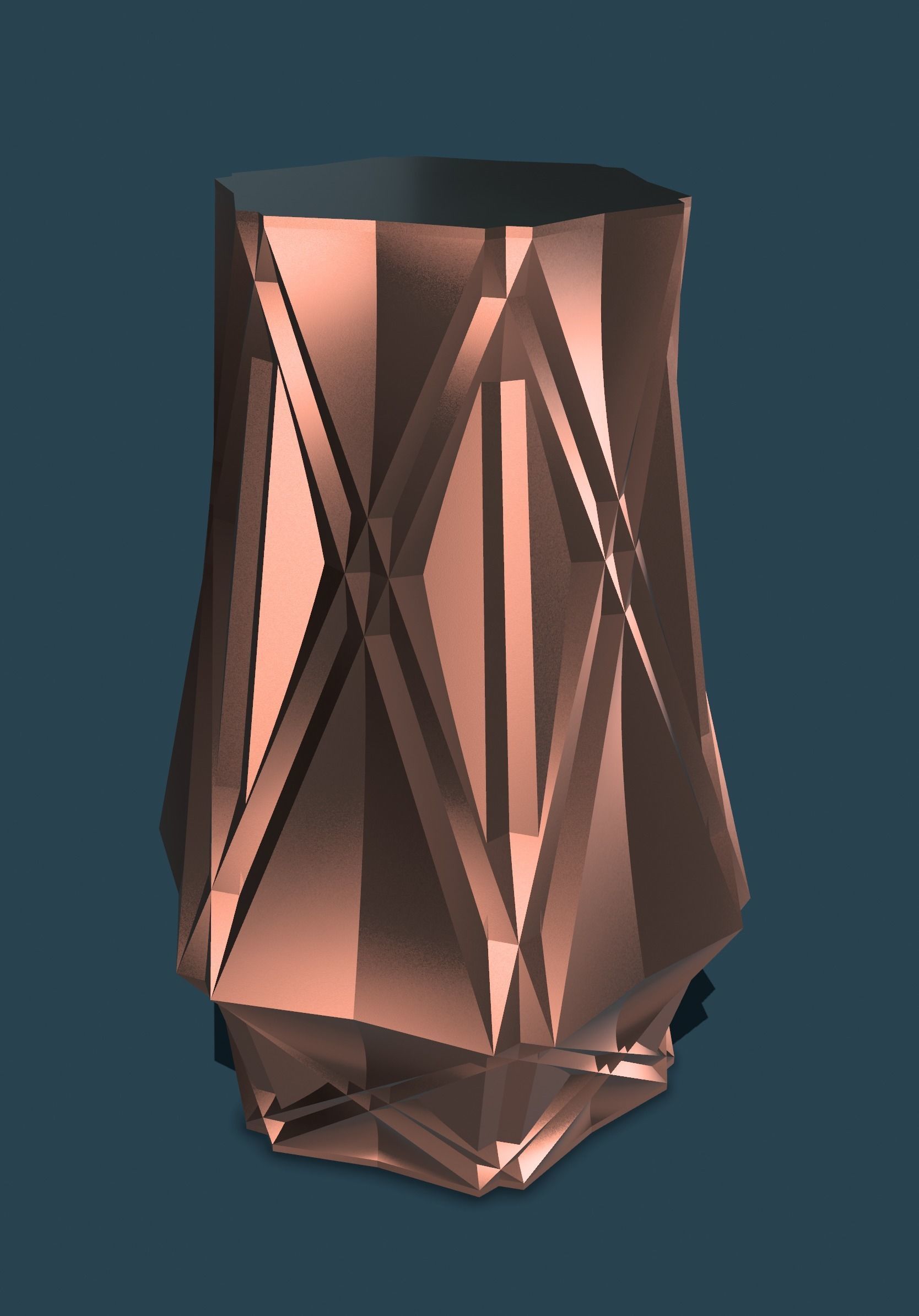 Vase Hexadiam 3D print model_4