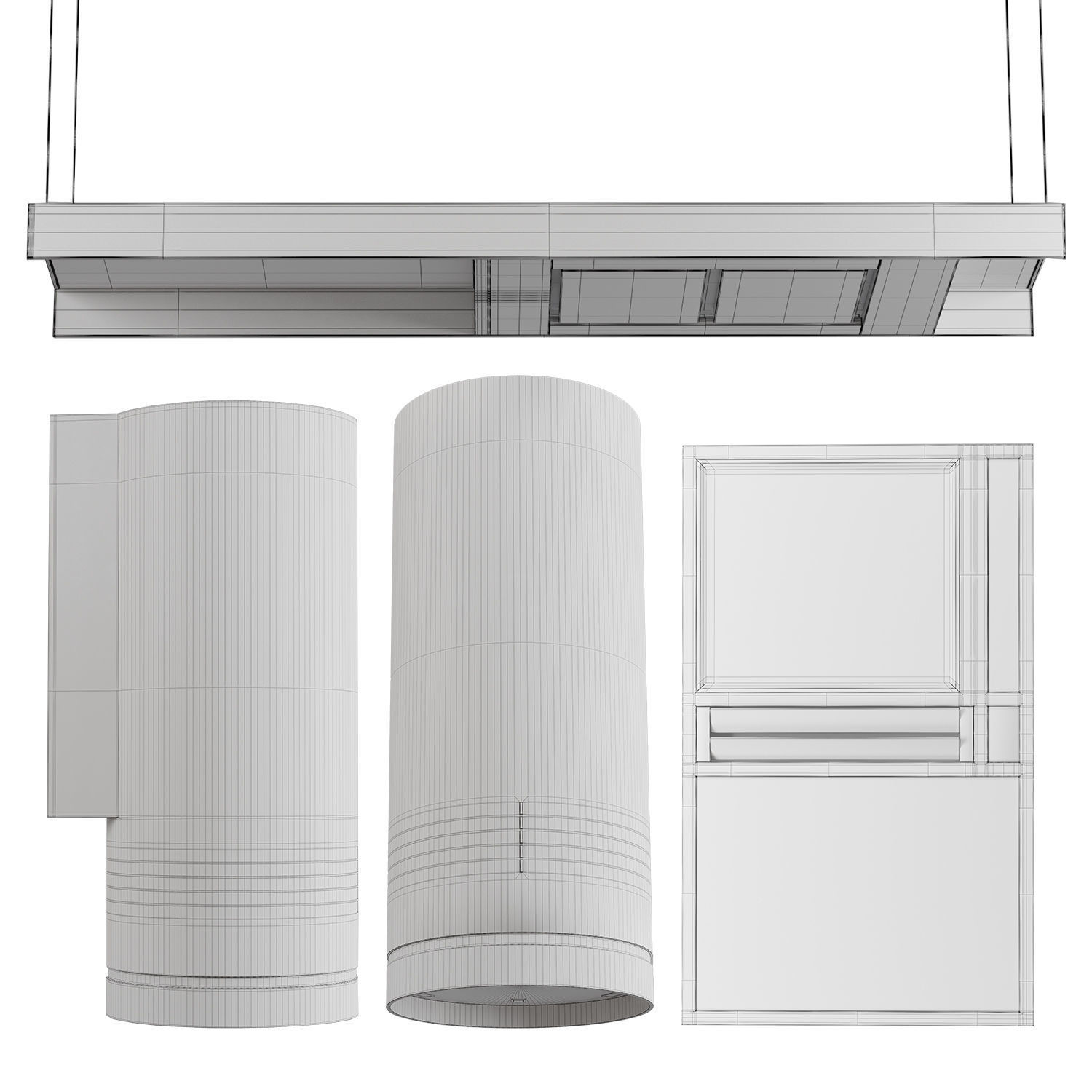 Falmec Appliances Set3 Low-poly 3D model_1