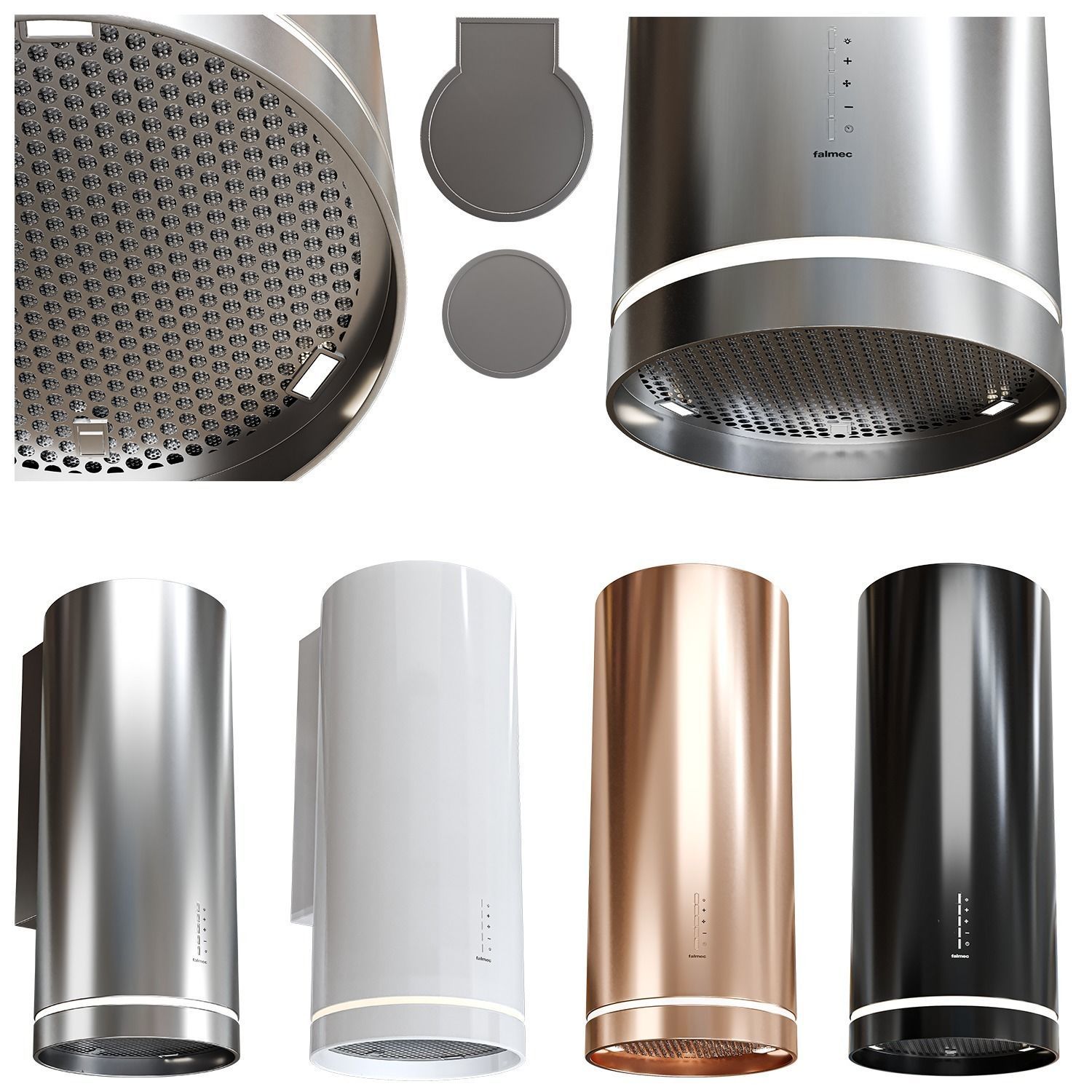 Falmec Appliances Set3 Low-poly 3D model_2