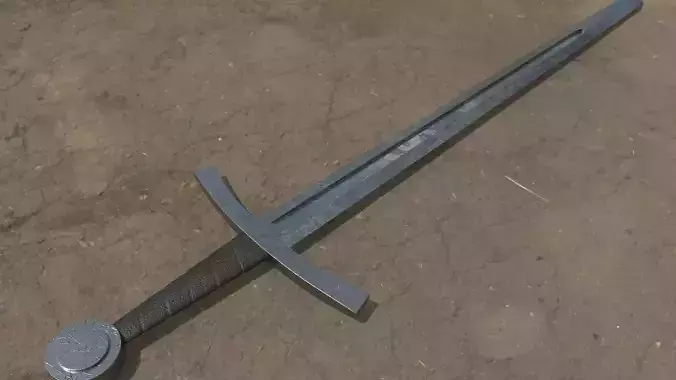 Medieval sword 3D model