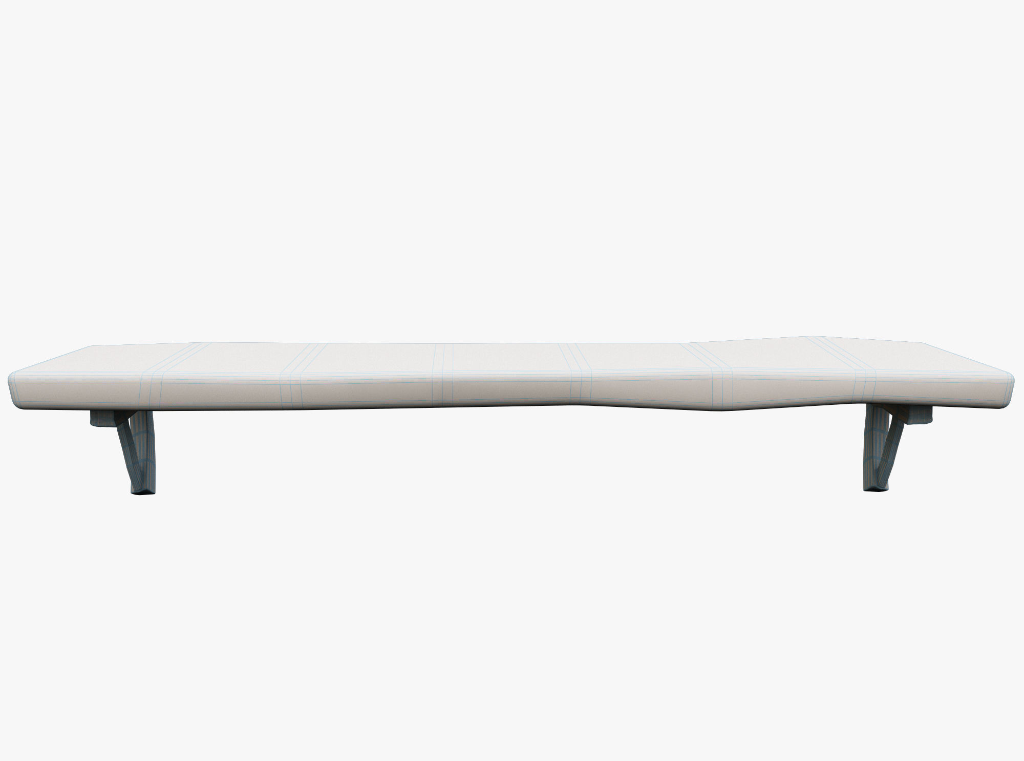 Book Shelf  Low-poly 3D model_4