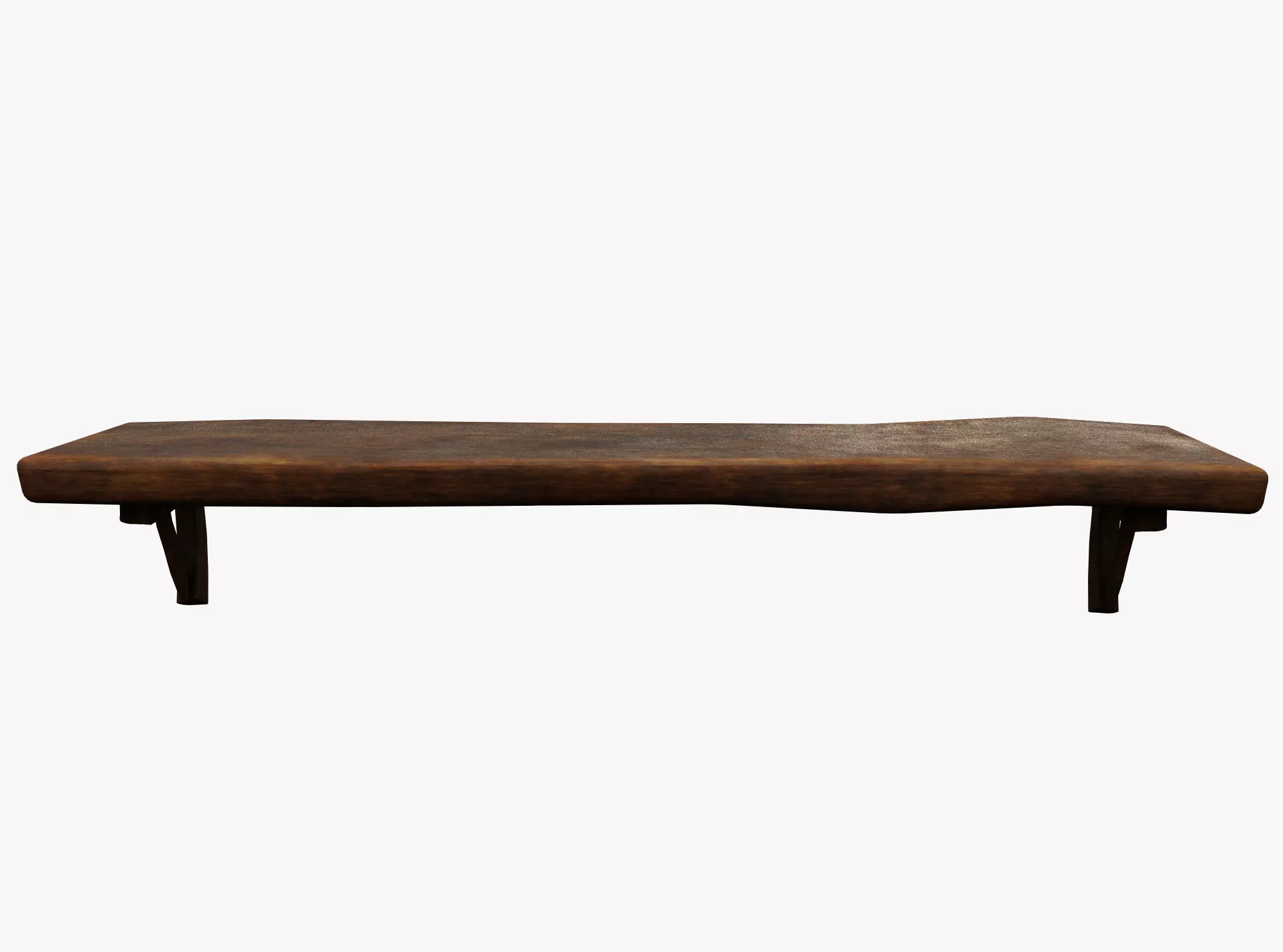 Book Shelf  Low-poly 3D model_0