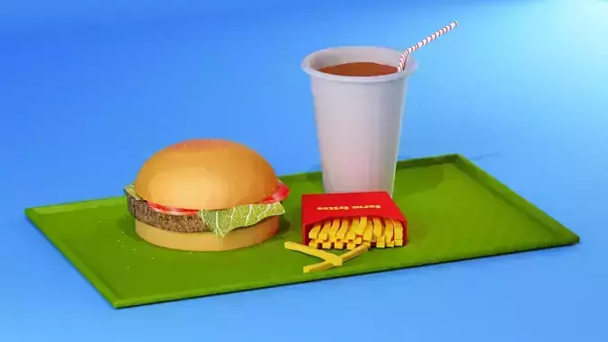 Burger meal