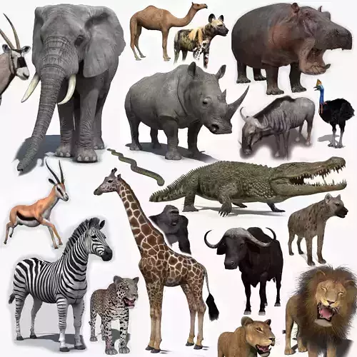 Colossal Animal Pack HD - Animated 3D model