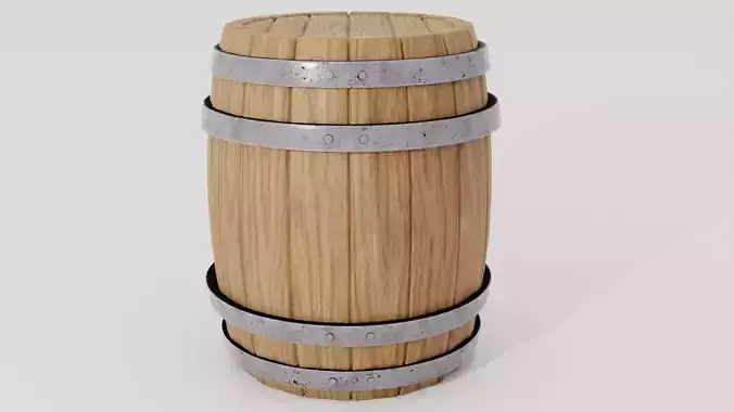 Wooden barrel 02
