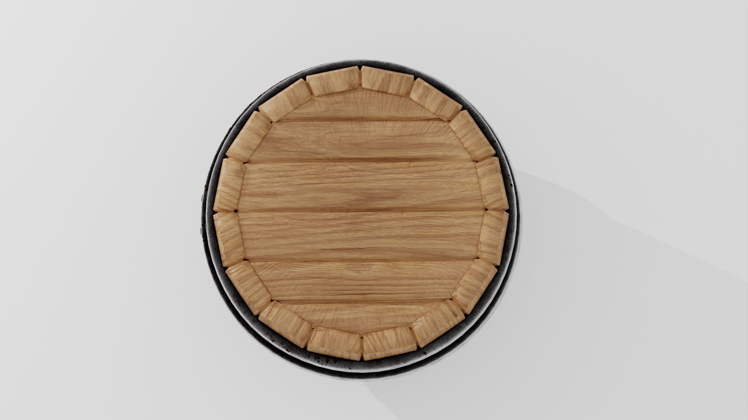 Wooden barrel 02 3D model_18