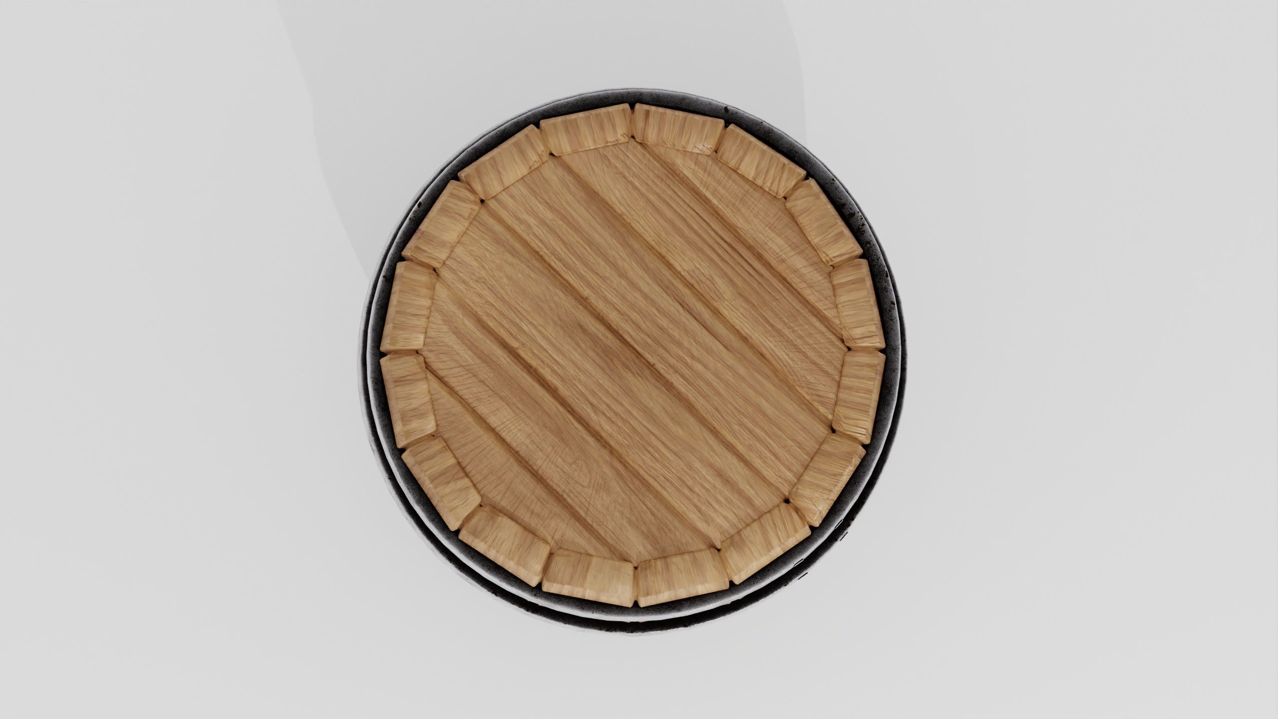 Wooden barrel 02 3D model_23