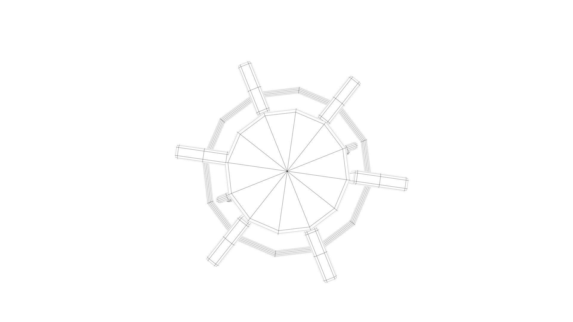 Incubator robot with ball in it Low-poly 3D model_22