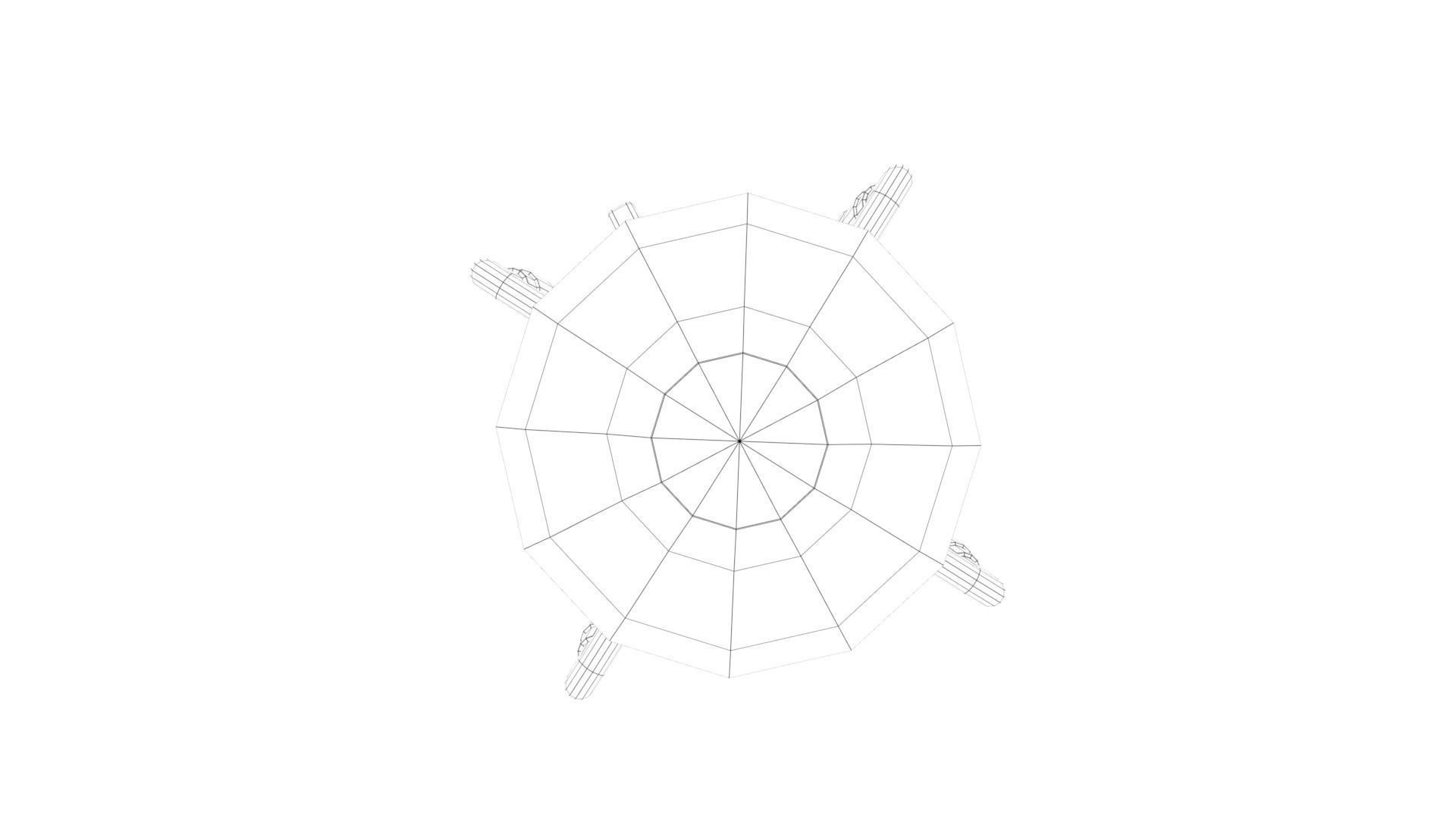 Incubator robot with ball in it Low-poly 3D model_23