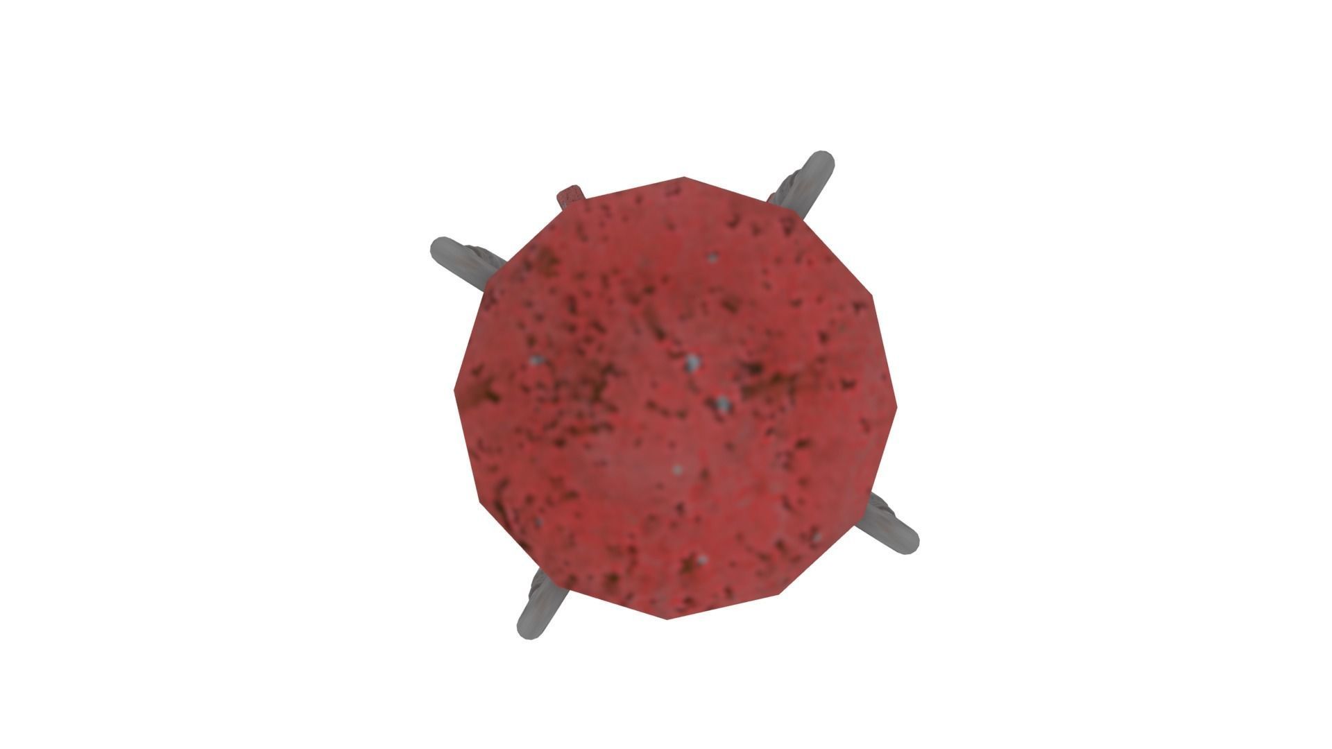 Incubator robot with ball in it Low-poly 3D model_7