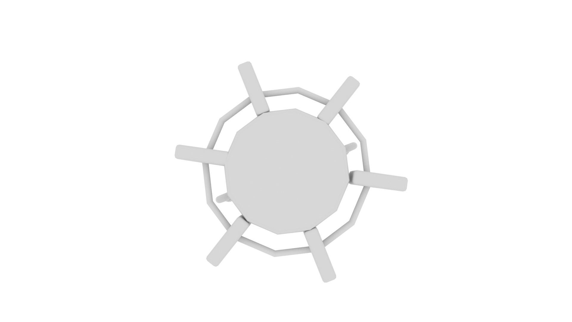 Incubator robot with ball in it Low-poly 3D model_15