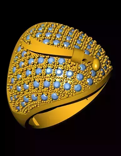 Turkish ottamans  Rings  3D  print  Model