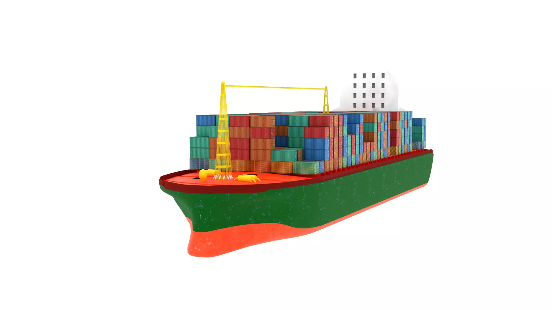 Container Ship 3D model