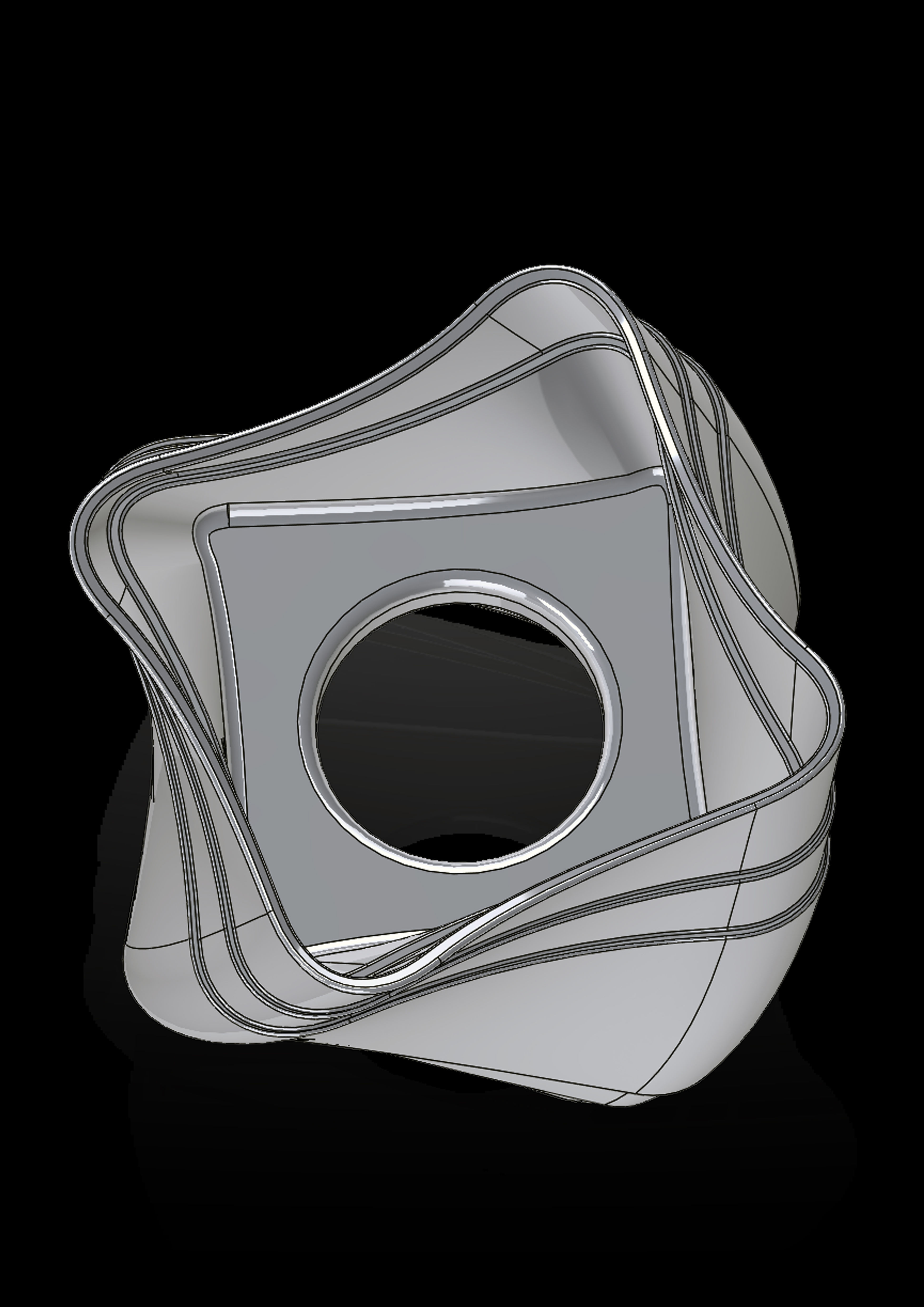 candlestar bowl 3D print model_4