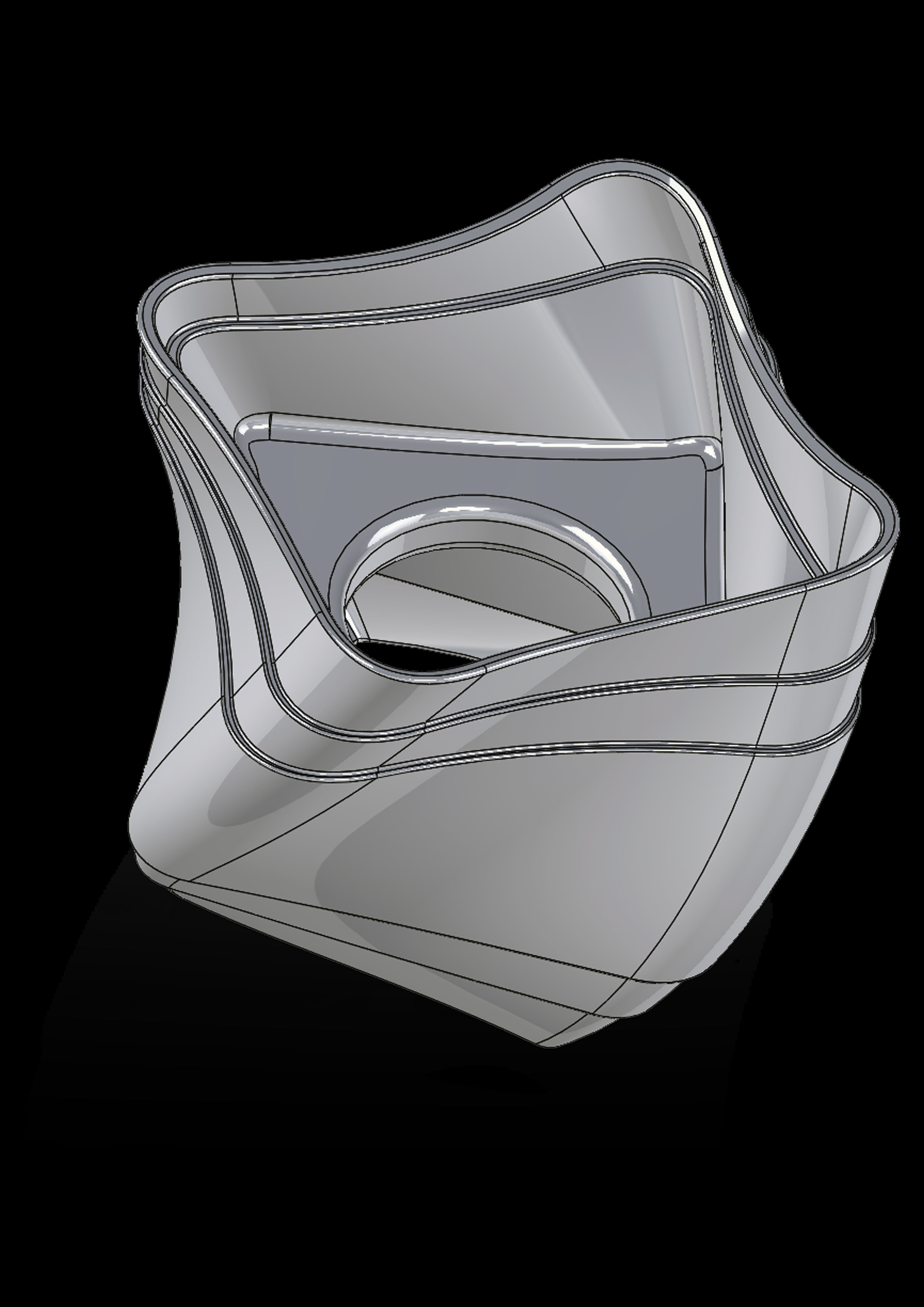 candlestar bowl 3D print model_3