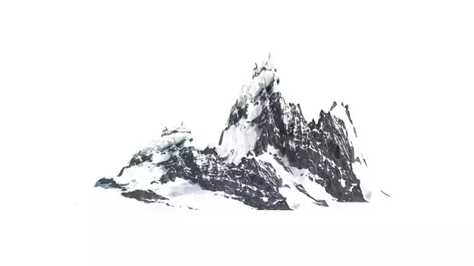 Mountain snowy 3D model