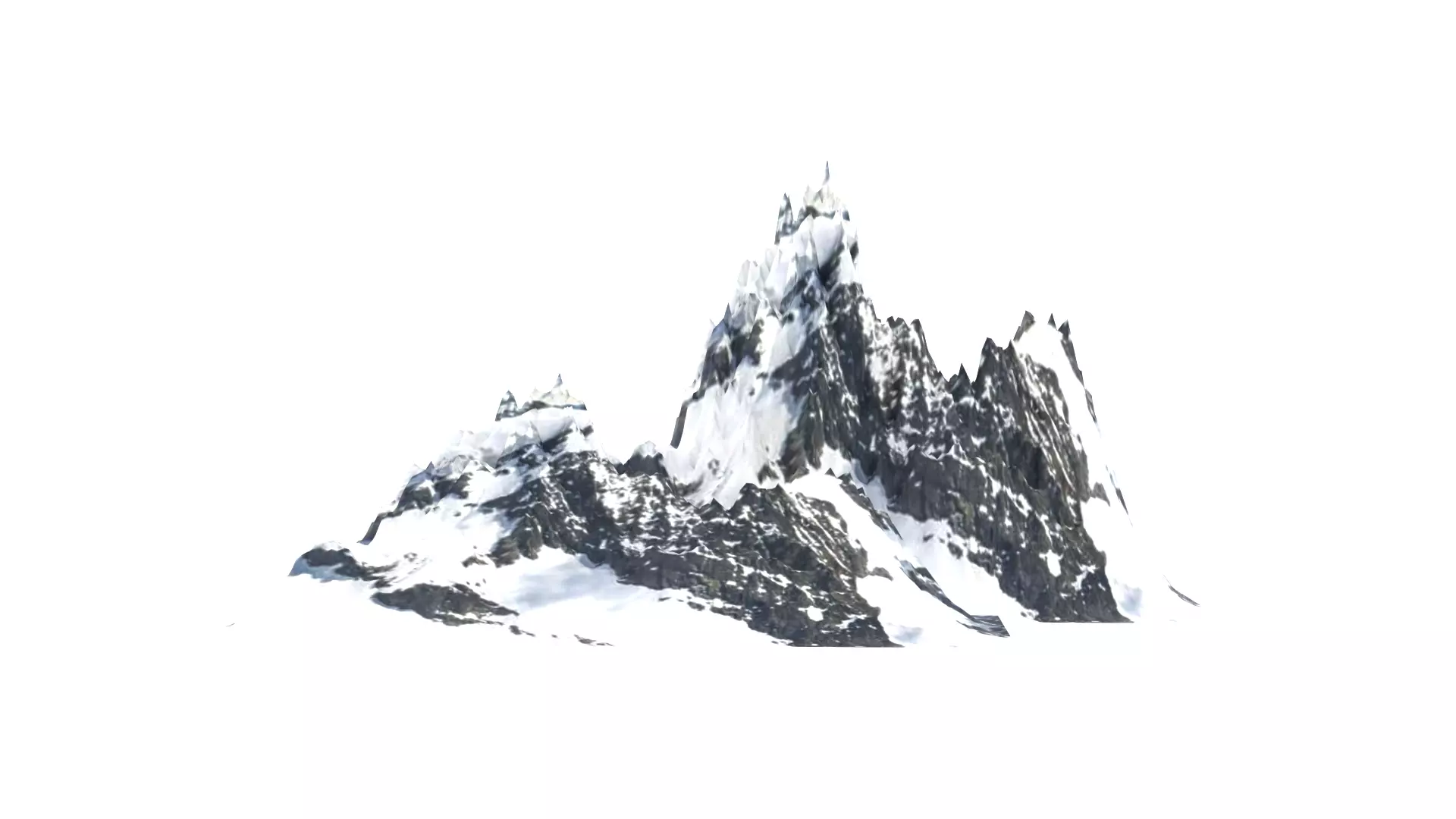 Mountain snowy 3D model
