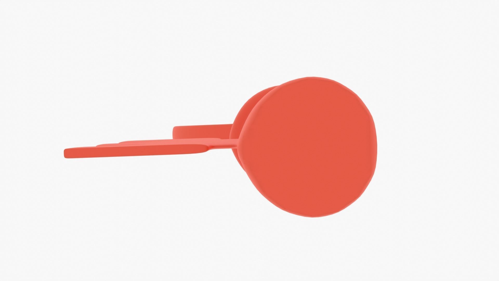 Stylized Key Low-poly 3D model_4