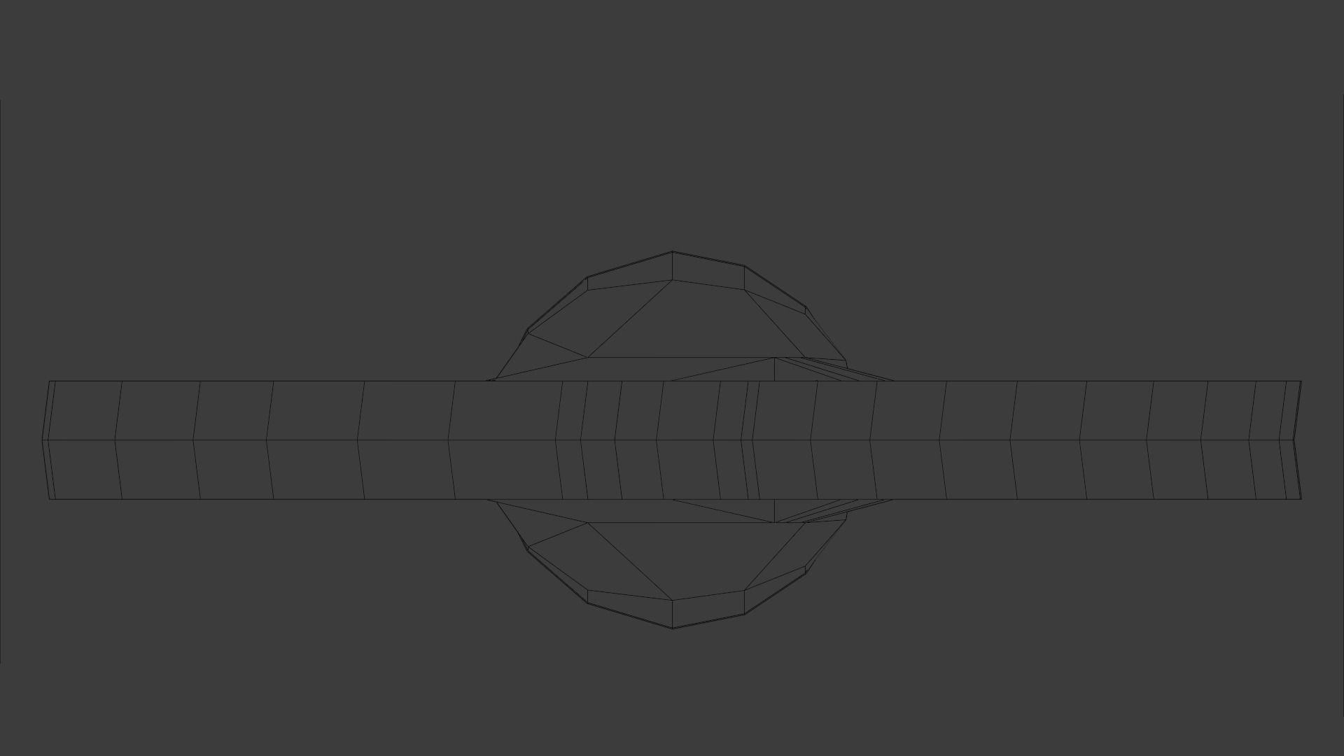 Stylized Key Low-poly 3D model_12