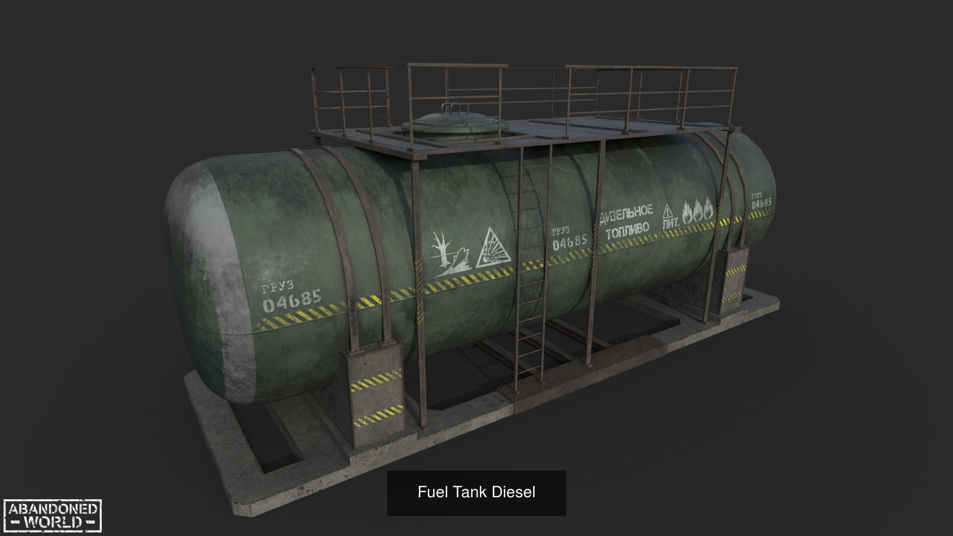 Modular Abandoned Depot for UE4 and Unity Full Complete 3D Model Collection_10
